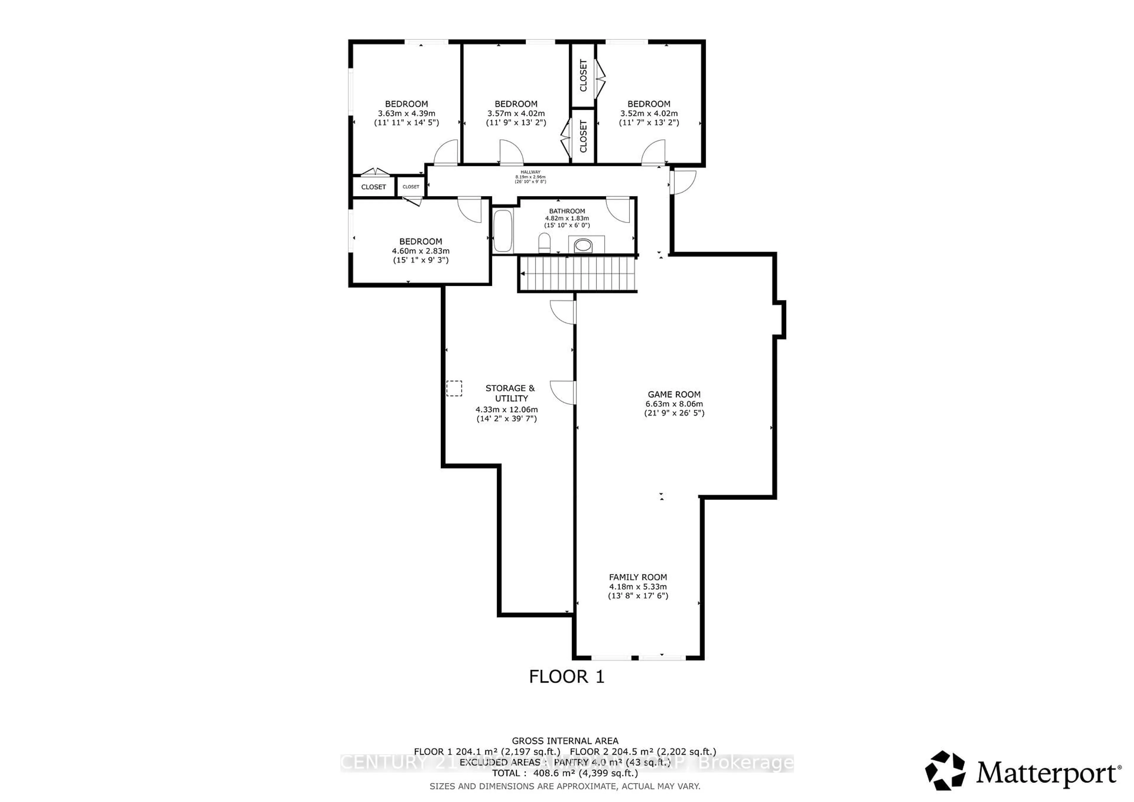 Floor plan for 10965 River Line, Chatham-Kent Ontario N7M 5J4