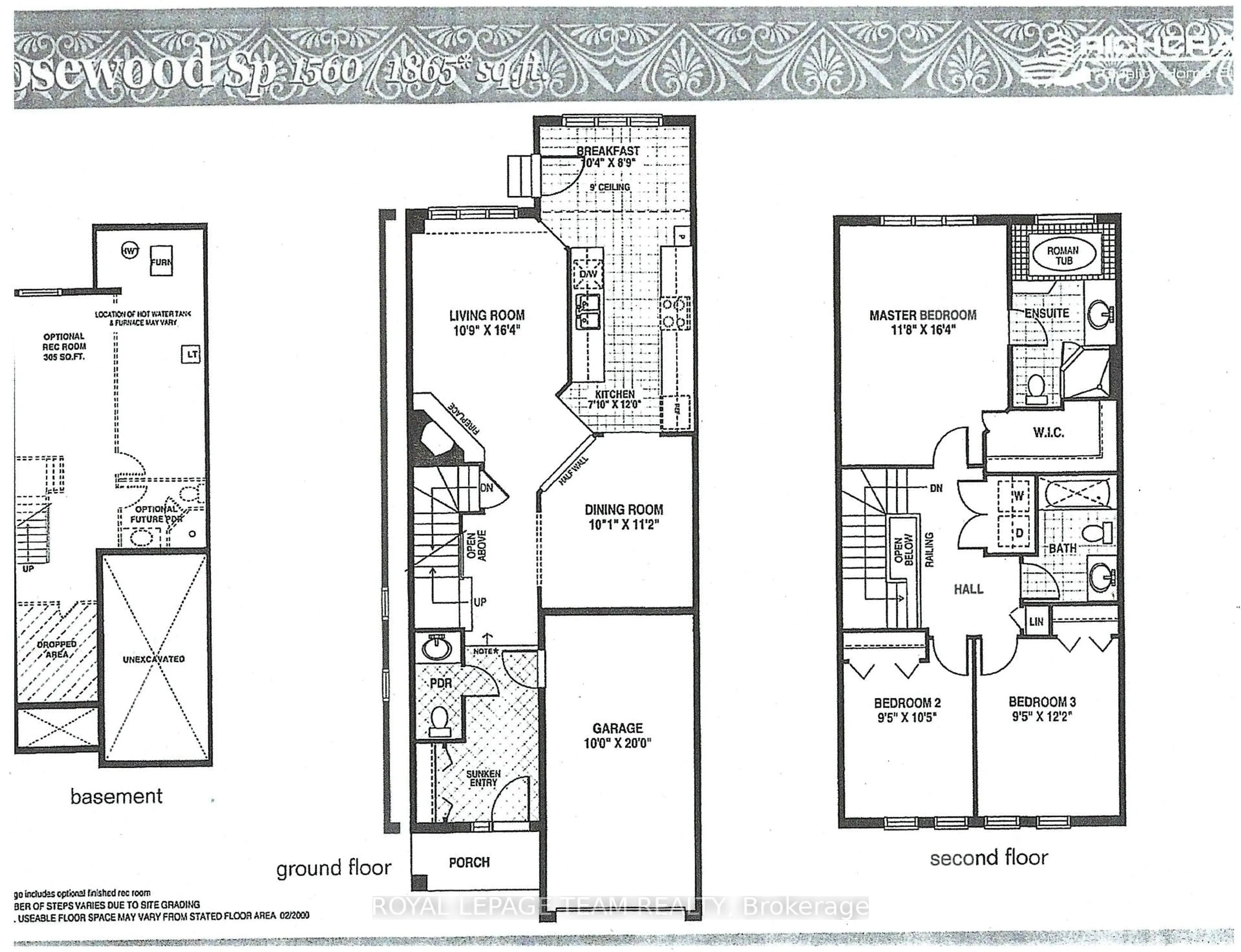 Floor plan for 2 Wittingham Dr, Nepean Ontario K2G 6H1