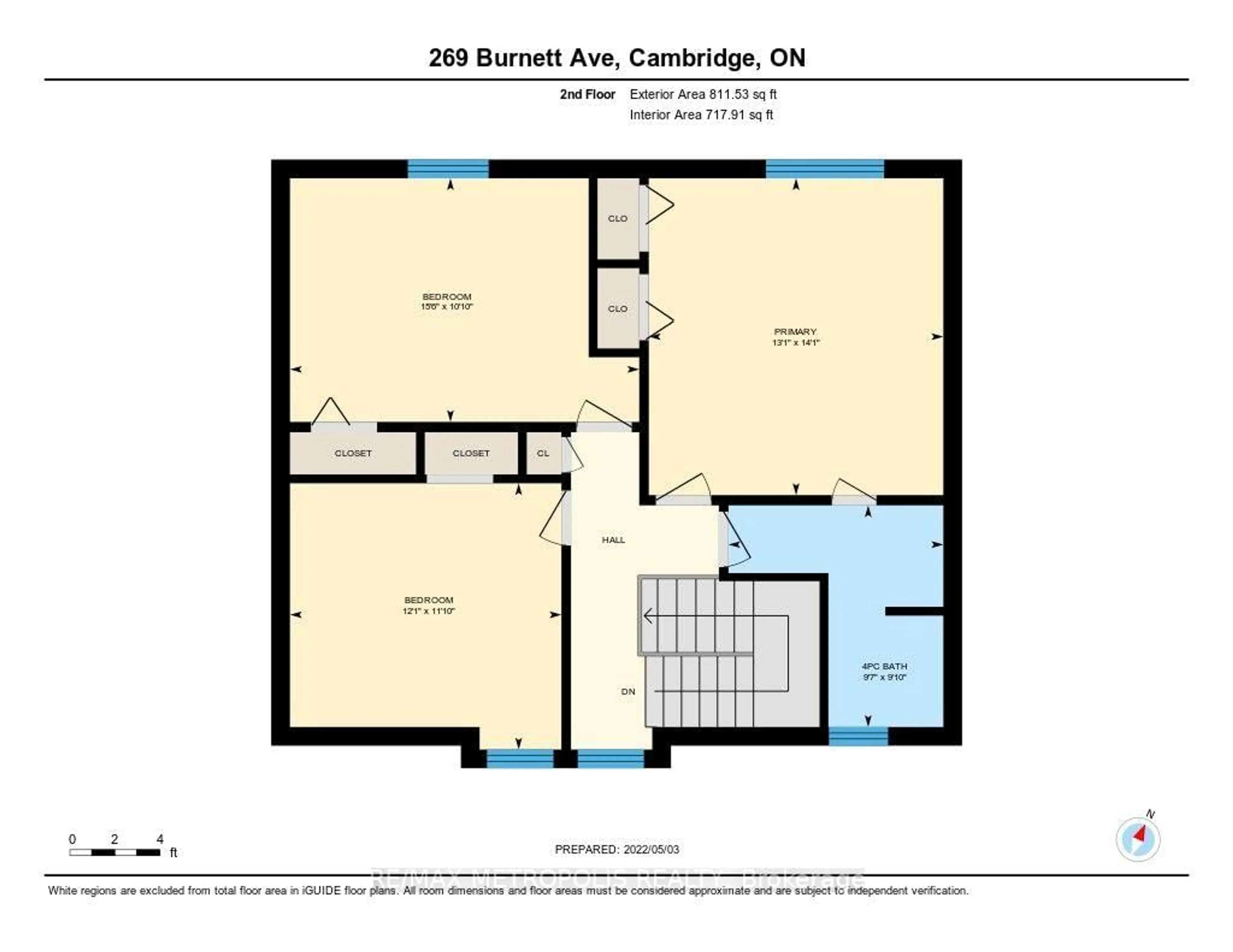 Floor plan for 269 Burnett Ave, Cambridge Ontario N1T 1E8