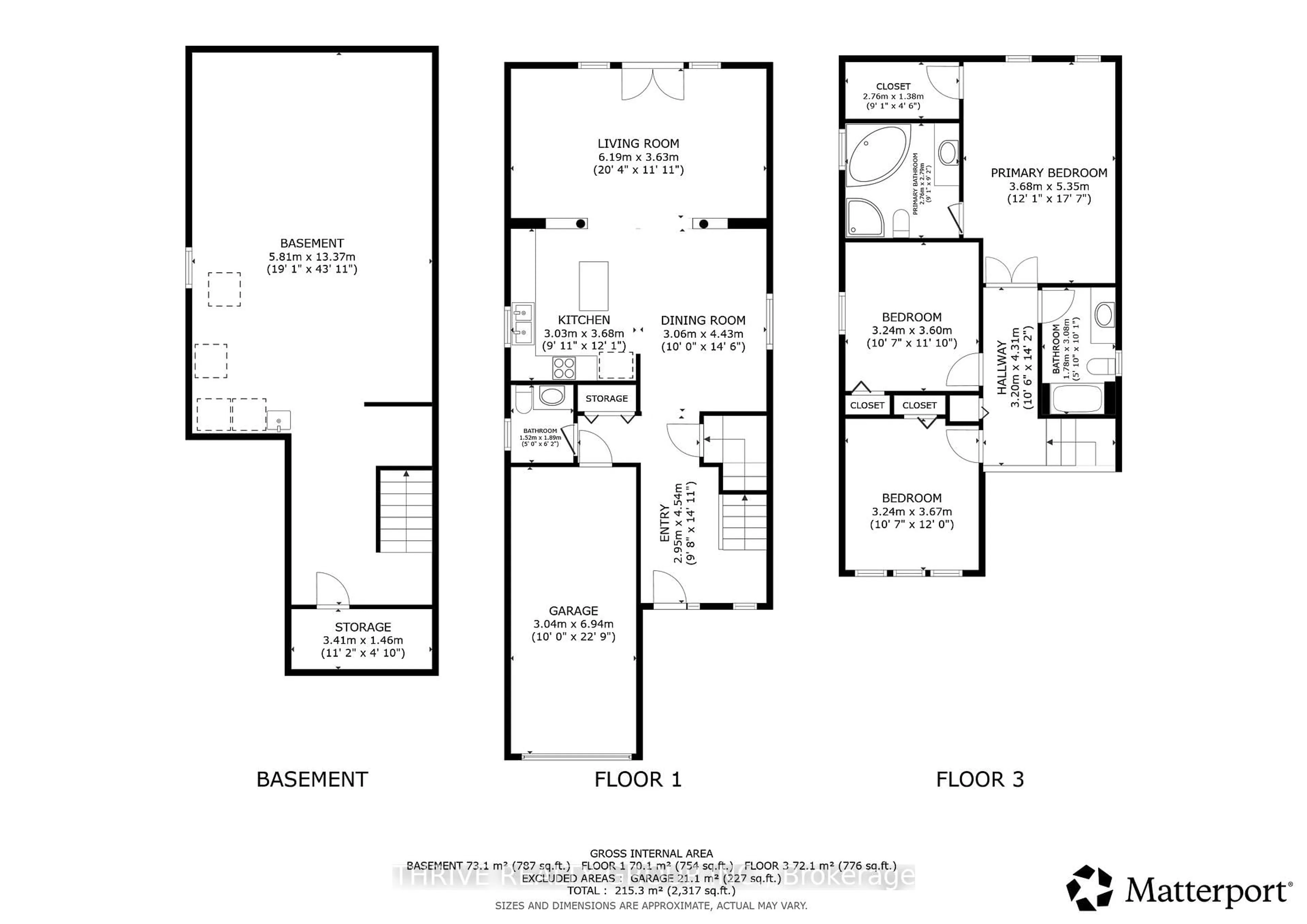 Floor plan for 1351 Pleasantview Dr, London North Ontario N5X 4P5