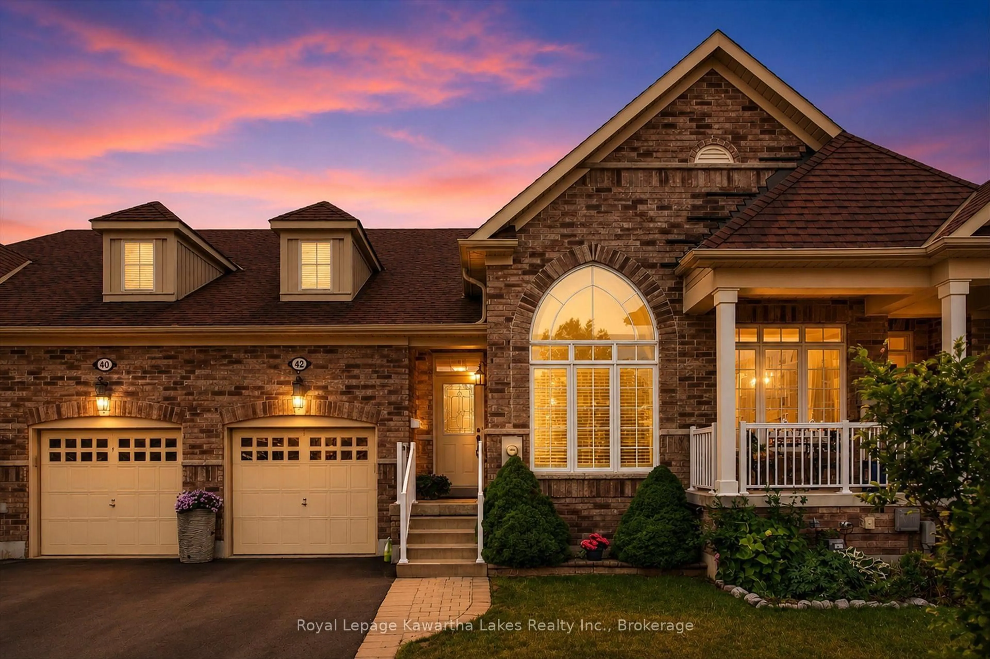 Home with brick exterior material, street for 42 Deacon Cres, Kawartha Lakes Ontario K9V 5Y2