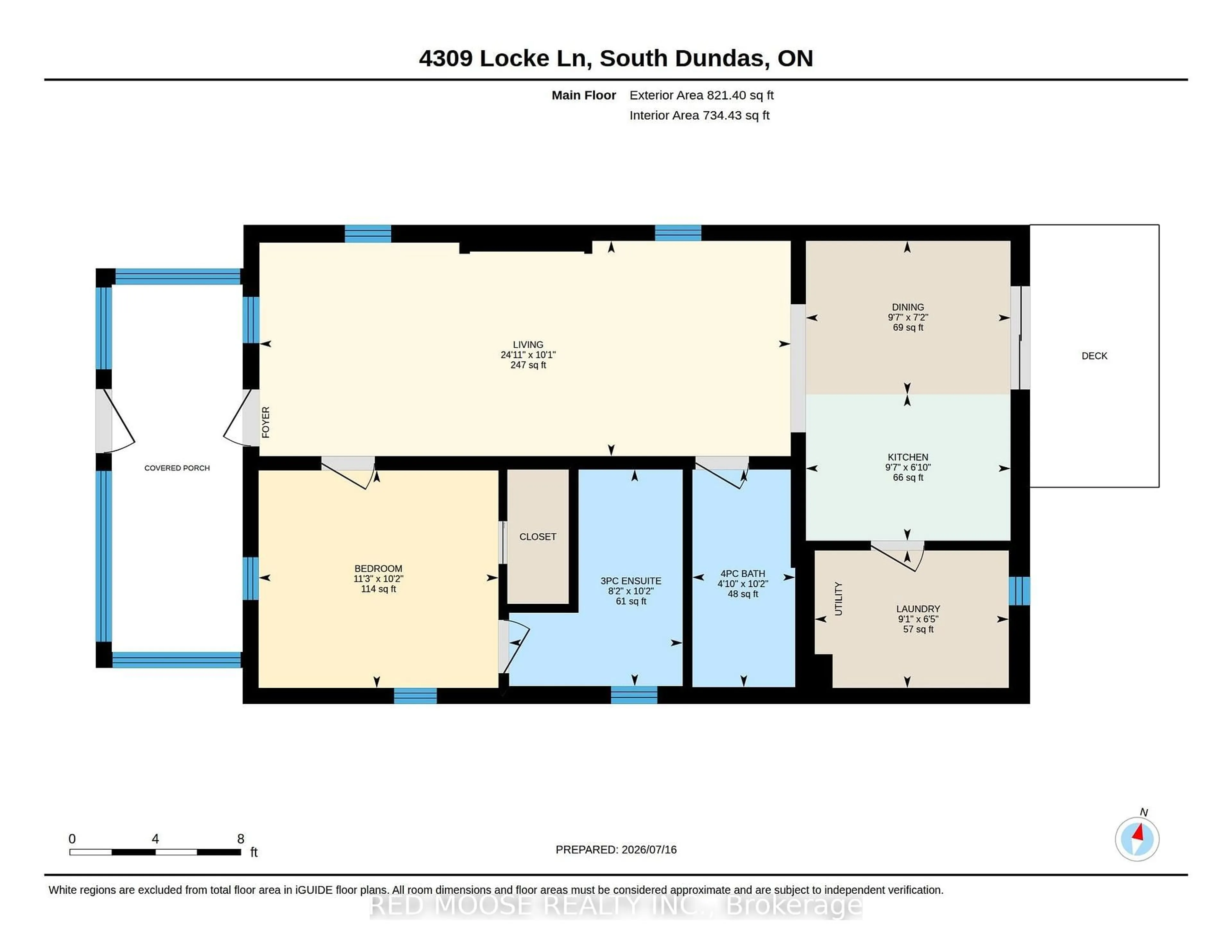 Floor plan for 4309 Locke Lane, South Dundas Ontario K0C 2H0