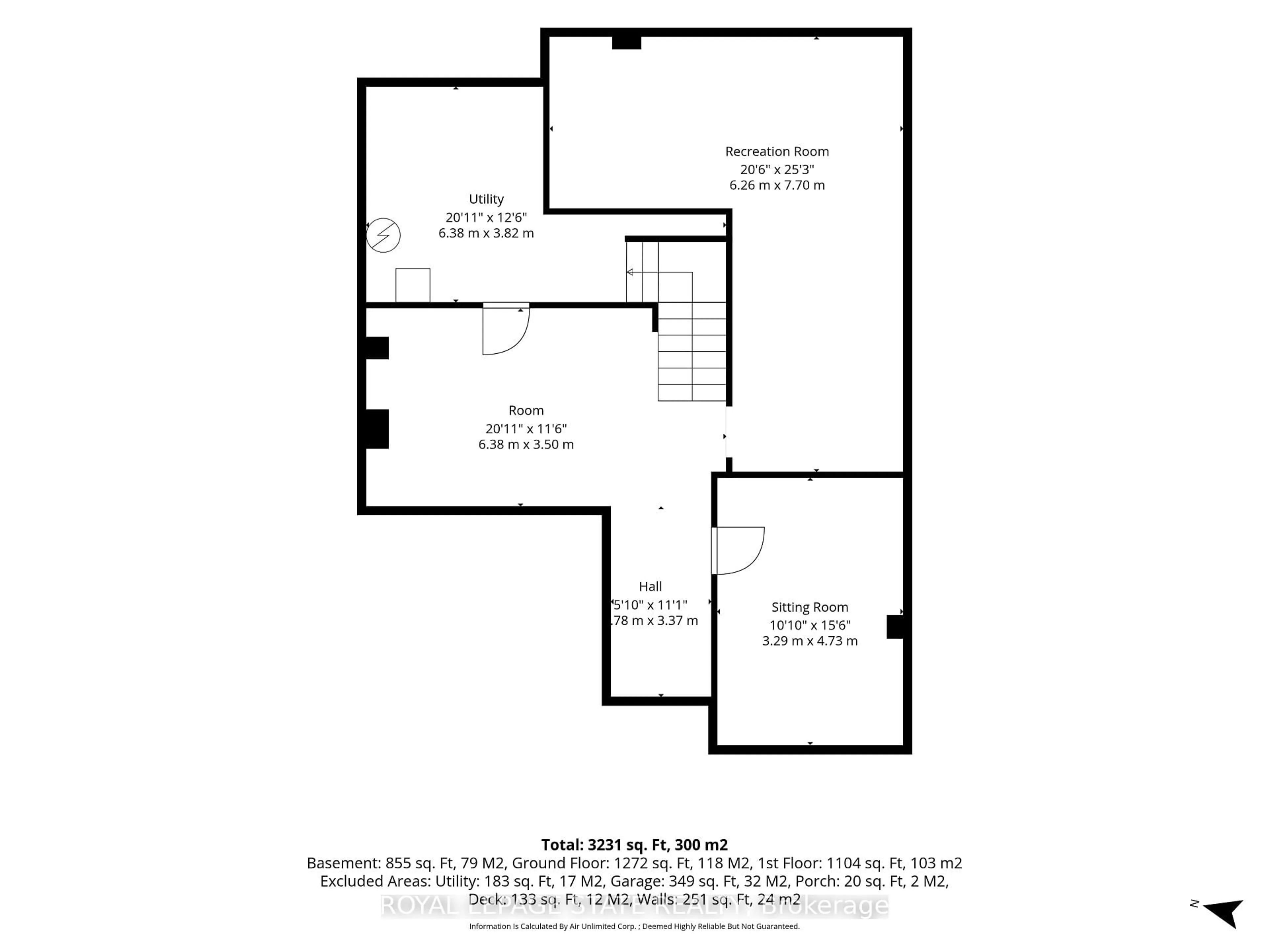 Floor plan for 2 Charterhouse Cres, Hamilton Ontario L9G 4E5