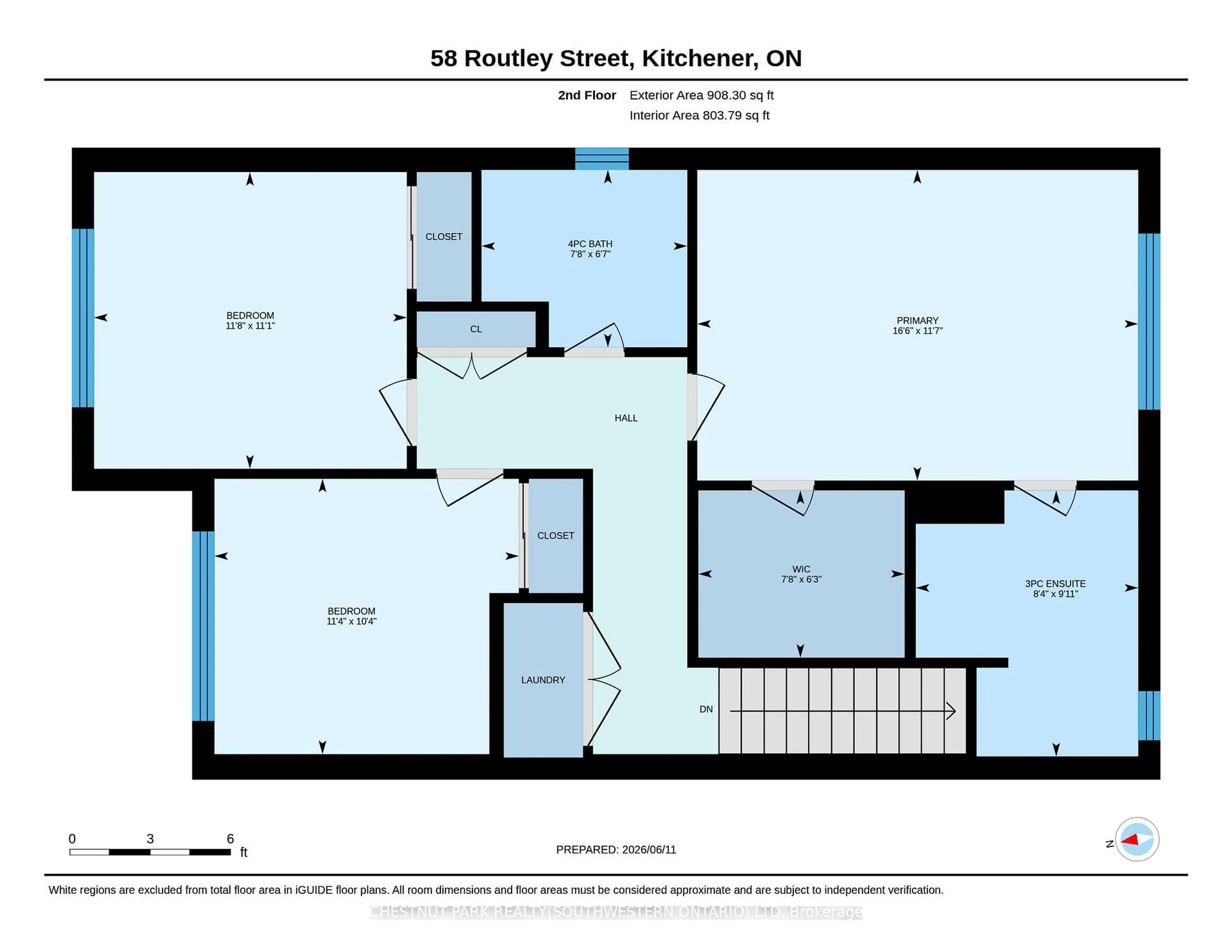 Floor plan for 58 Routley St, Kitchener Ontario N2R 0S2