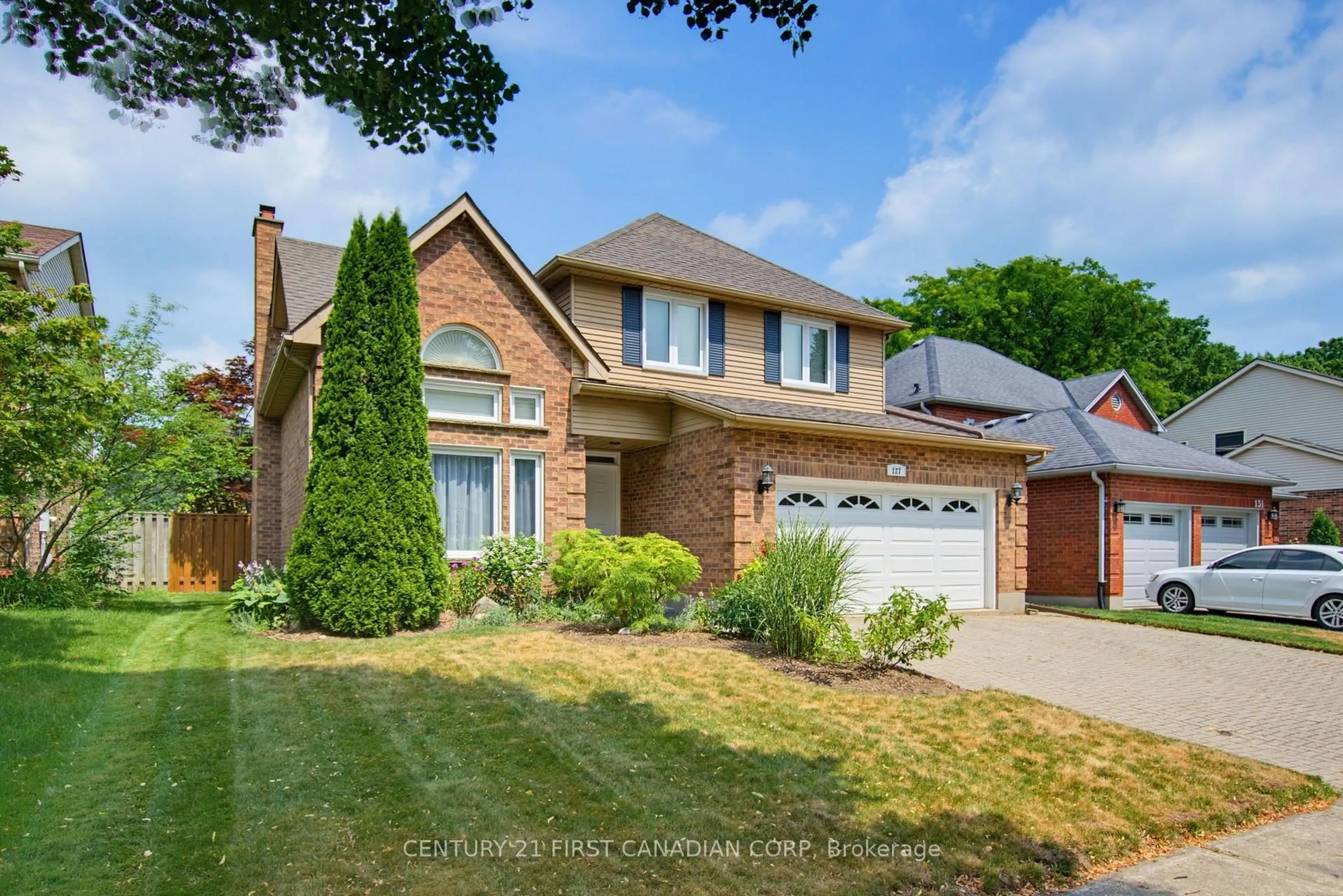 Home with brick exterior material, street for 127 Chalfont Cres, London North Ontario N6H 4Y2