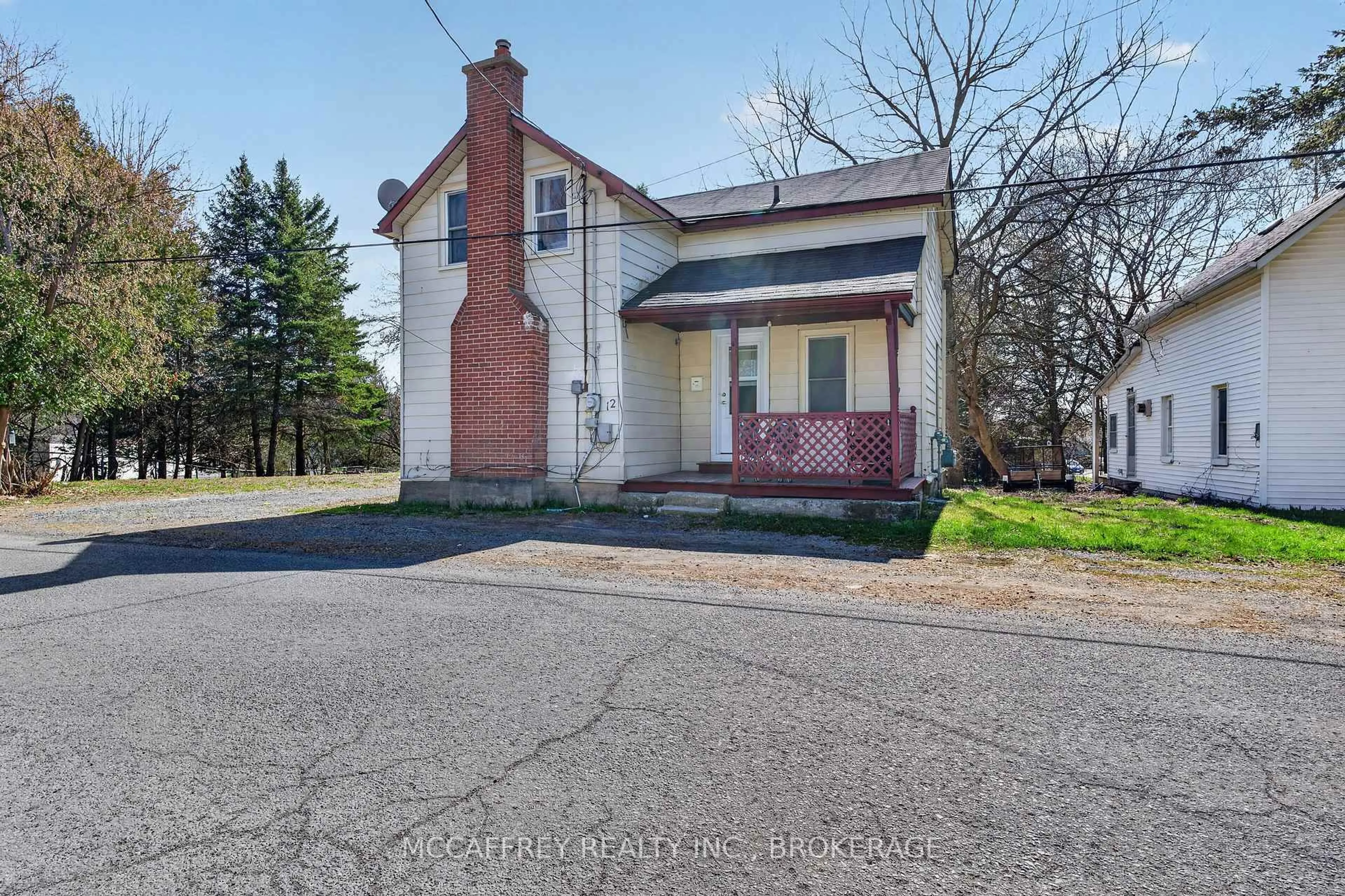 A pic from outside/outdoor area/front of a property/back of a property/a pic from drone, street for 12 Original Rd, Greater Napanee Ontario K7R 3C6