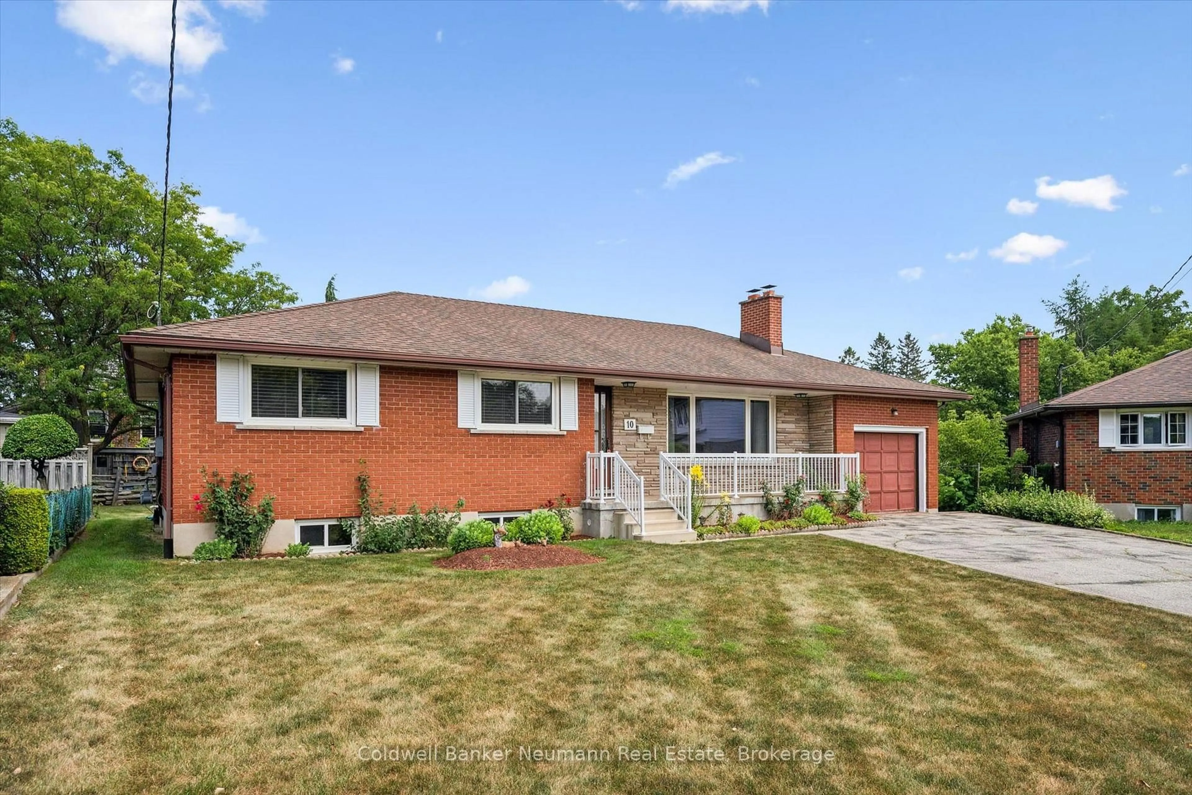 Home with brick exterior material, street for 10 Kara Lee Crt, Guelph Ontario N1E 4P2