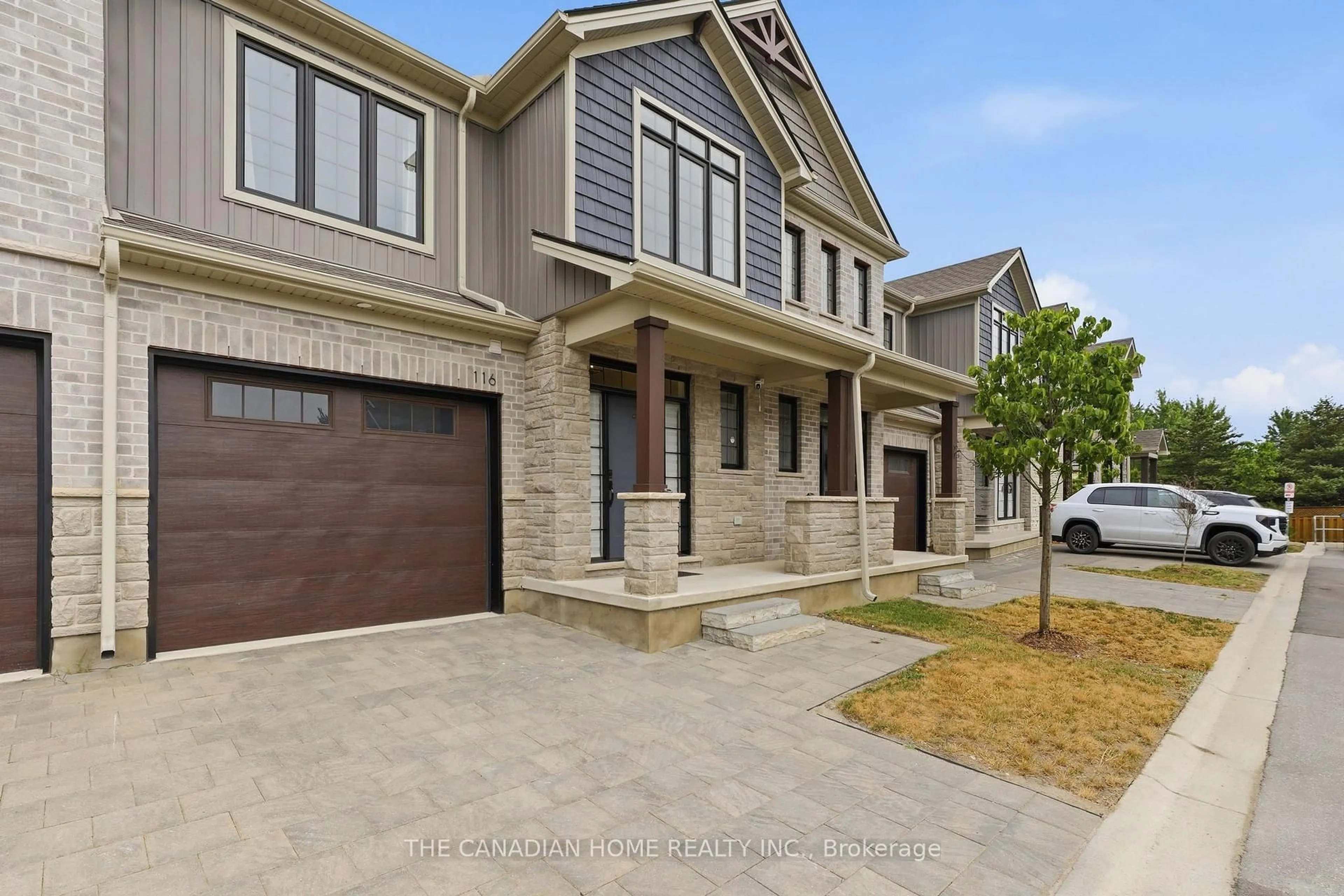 Home with brick exterior material, street for 93 Stonefield Lane #116, Middlesex Centre Ontario N0M 2A0