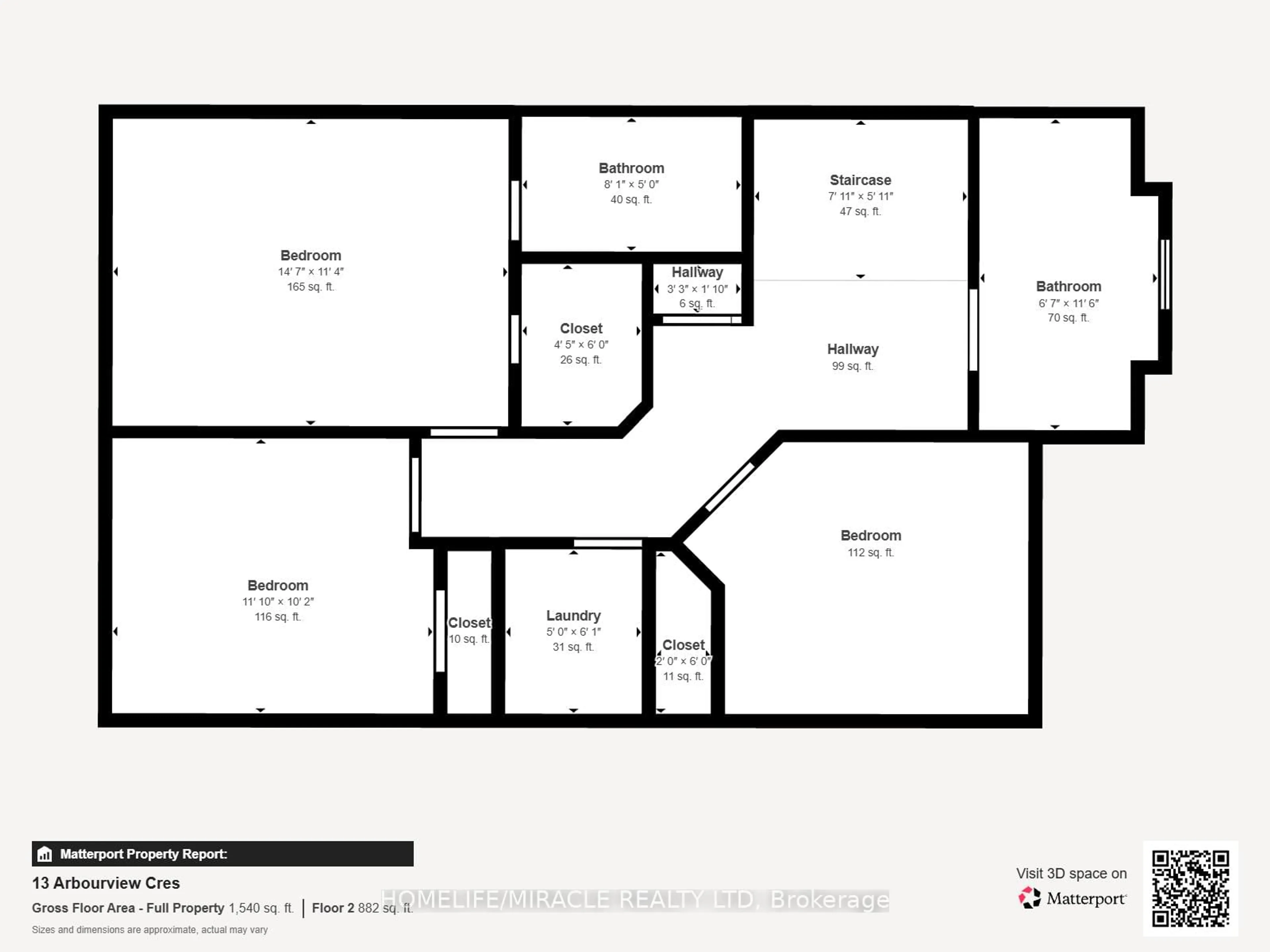 Floor plan for 13 Arbourview Cres, Kitchener Ontario N2R 1R4