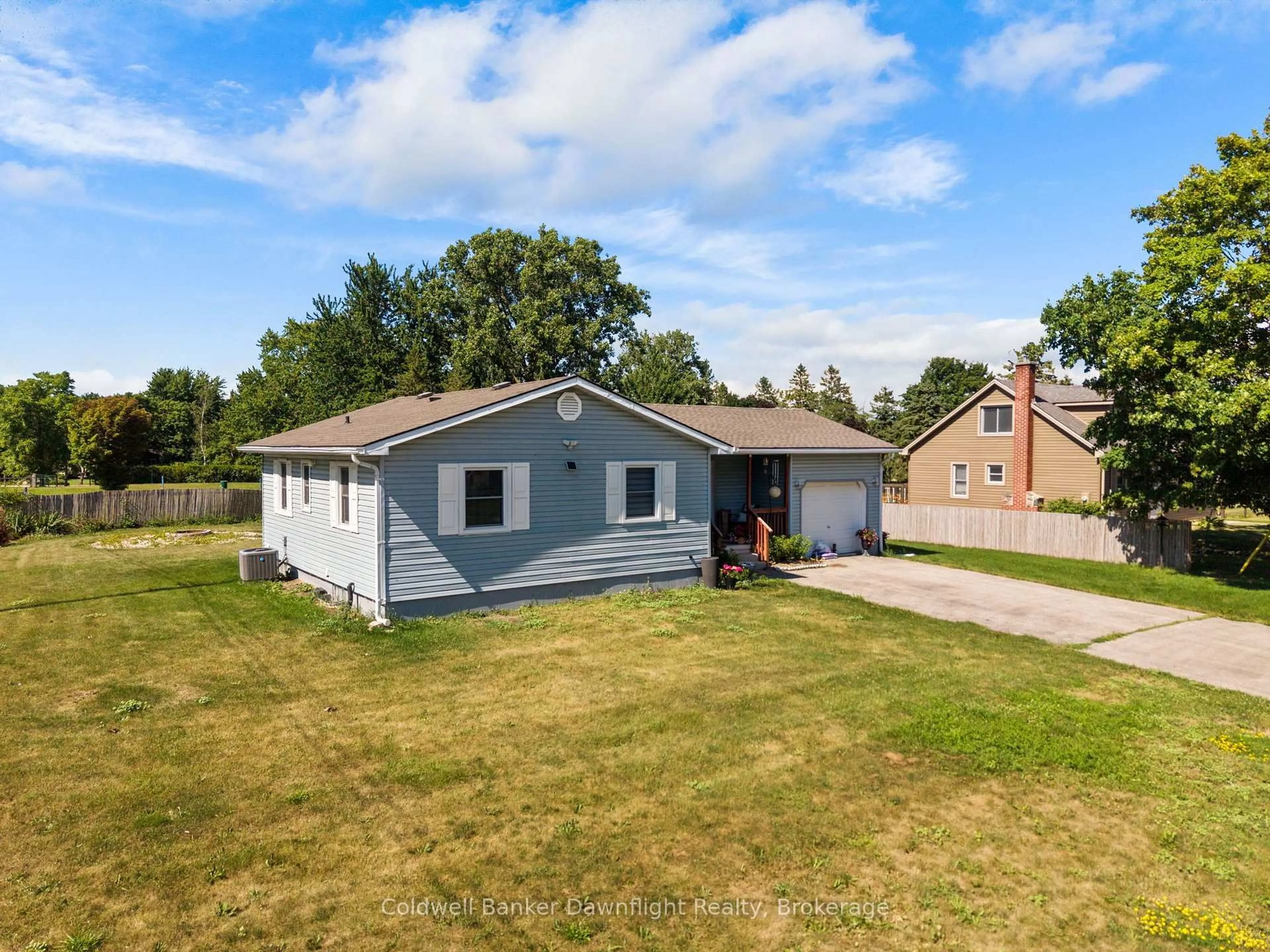 A pic from outside/outdoor area/front of a property/back of a property/a pic from drone, street for 36810 Crediton Rd, South Huron Ontario N0M 1N0