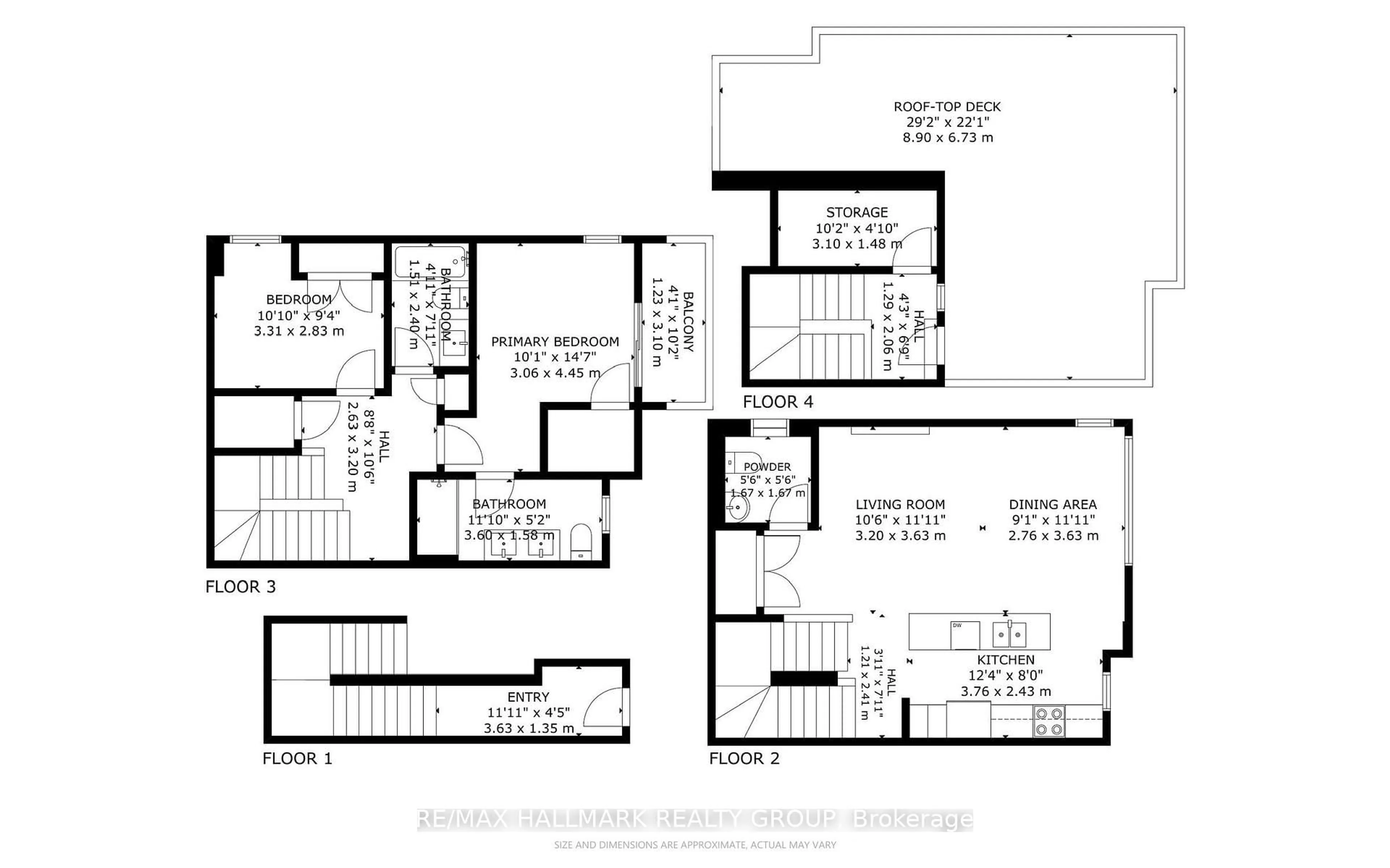 Floor plan for 583 Takamose Private #217, Ottawa Ontario K1K 4Z4