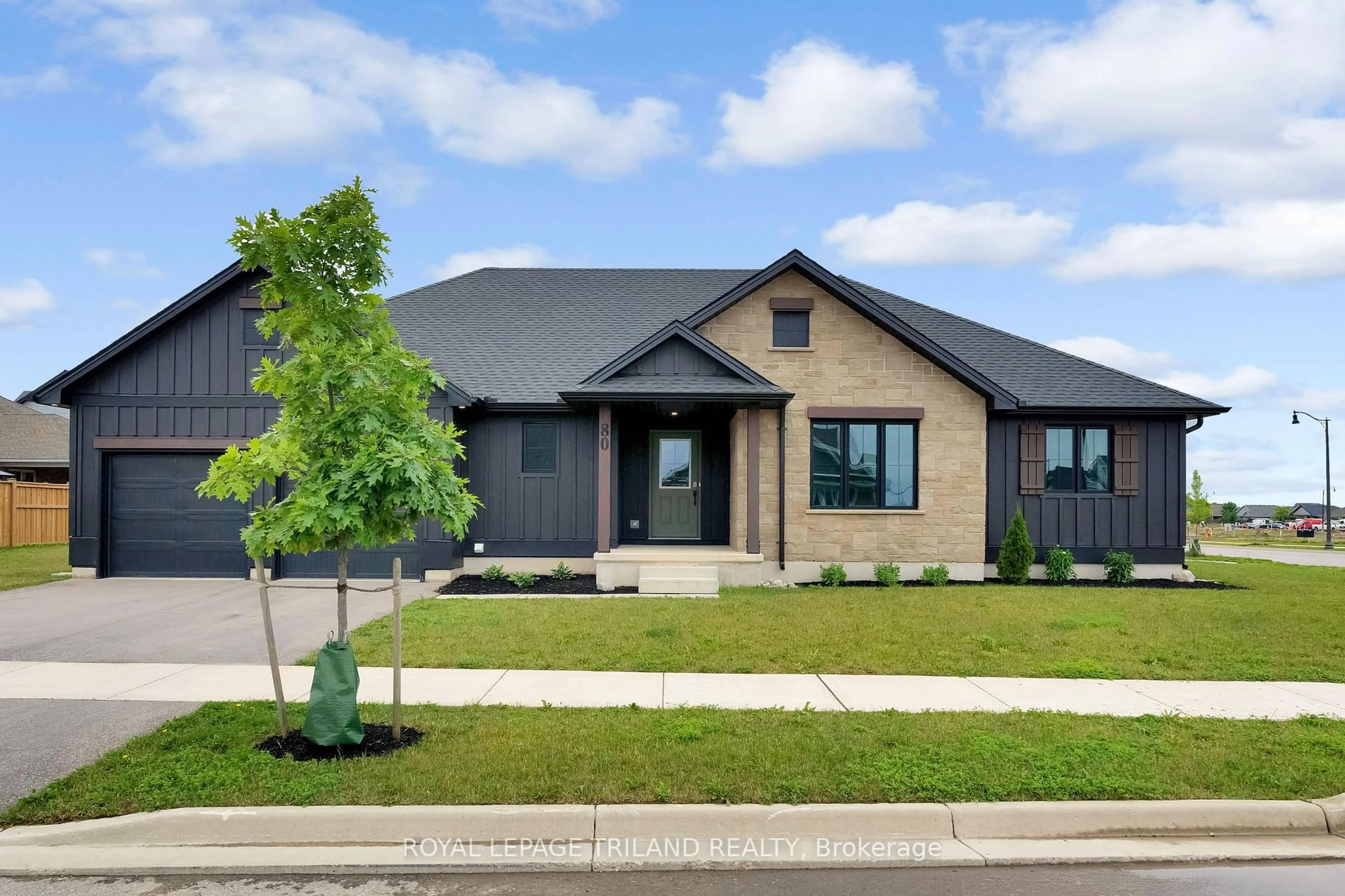 Home with brick exterior material, street for 80 Styles Dr, St. Thomas Ontario N5R 0K6