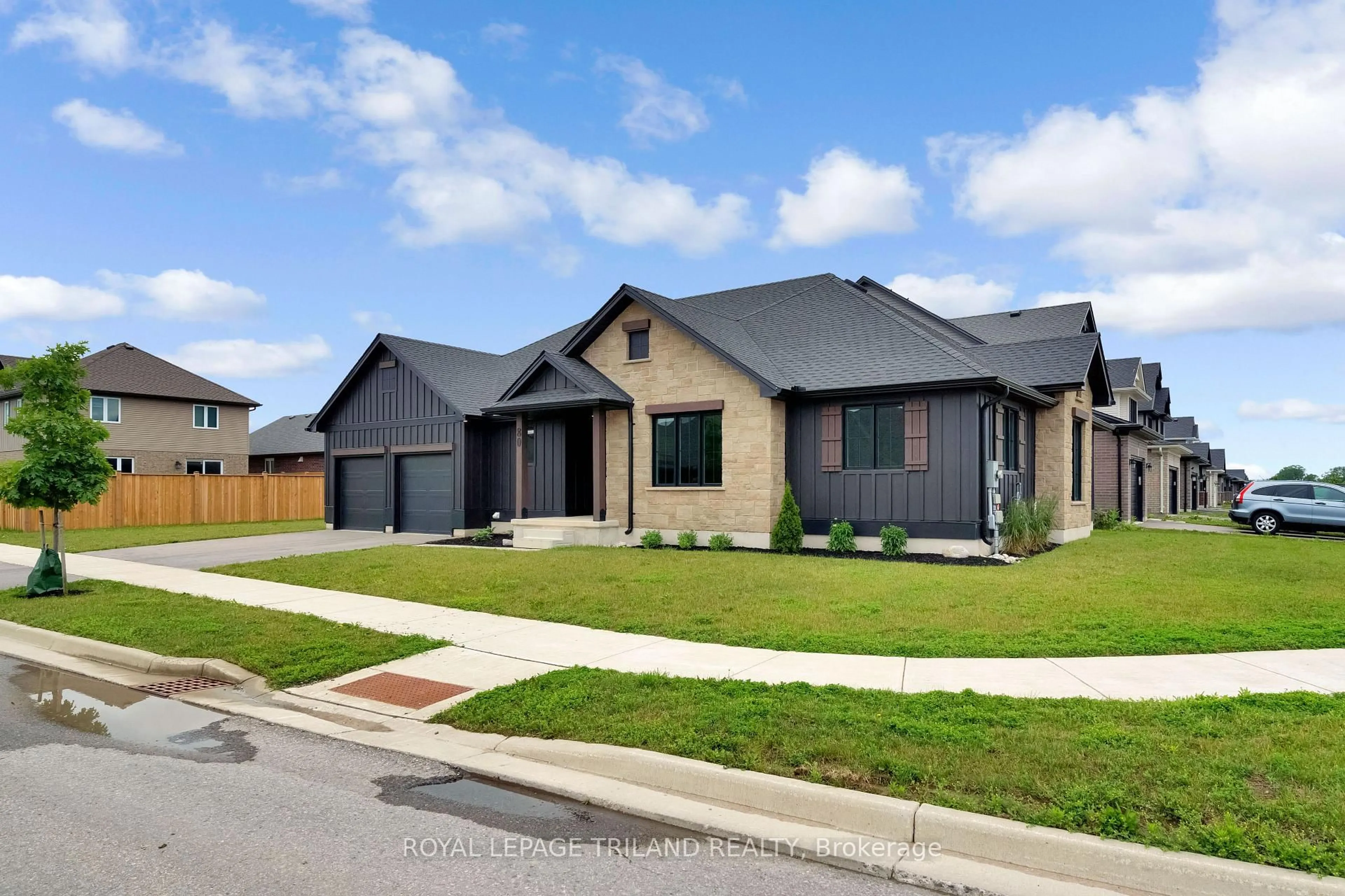 Home with brick exterior material, street for 80 Styles Dr, St. Thomas Ontario N5R 0K6