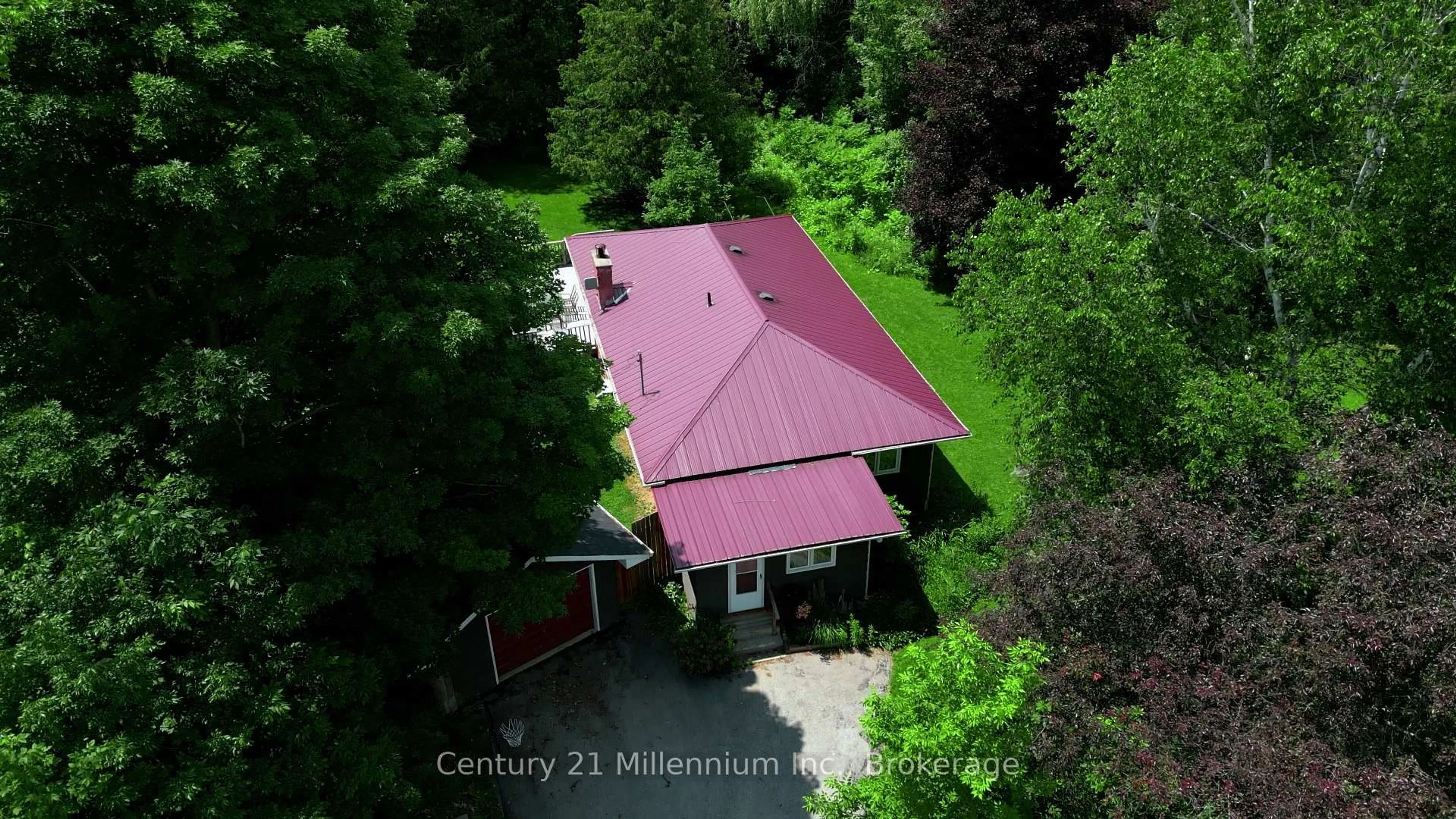A pic from outside/outdoor area/front of a property/back of a property/a pic from drone, mountain view for 175134 Grey Road 30 Rd, Grey Highlands Ontario N0C 1H0