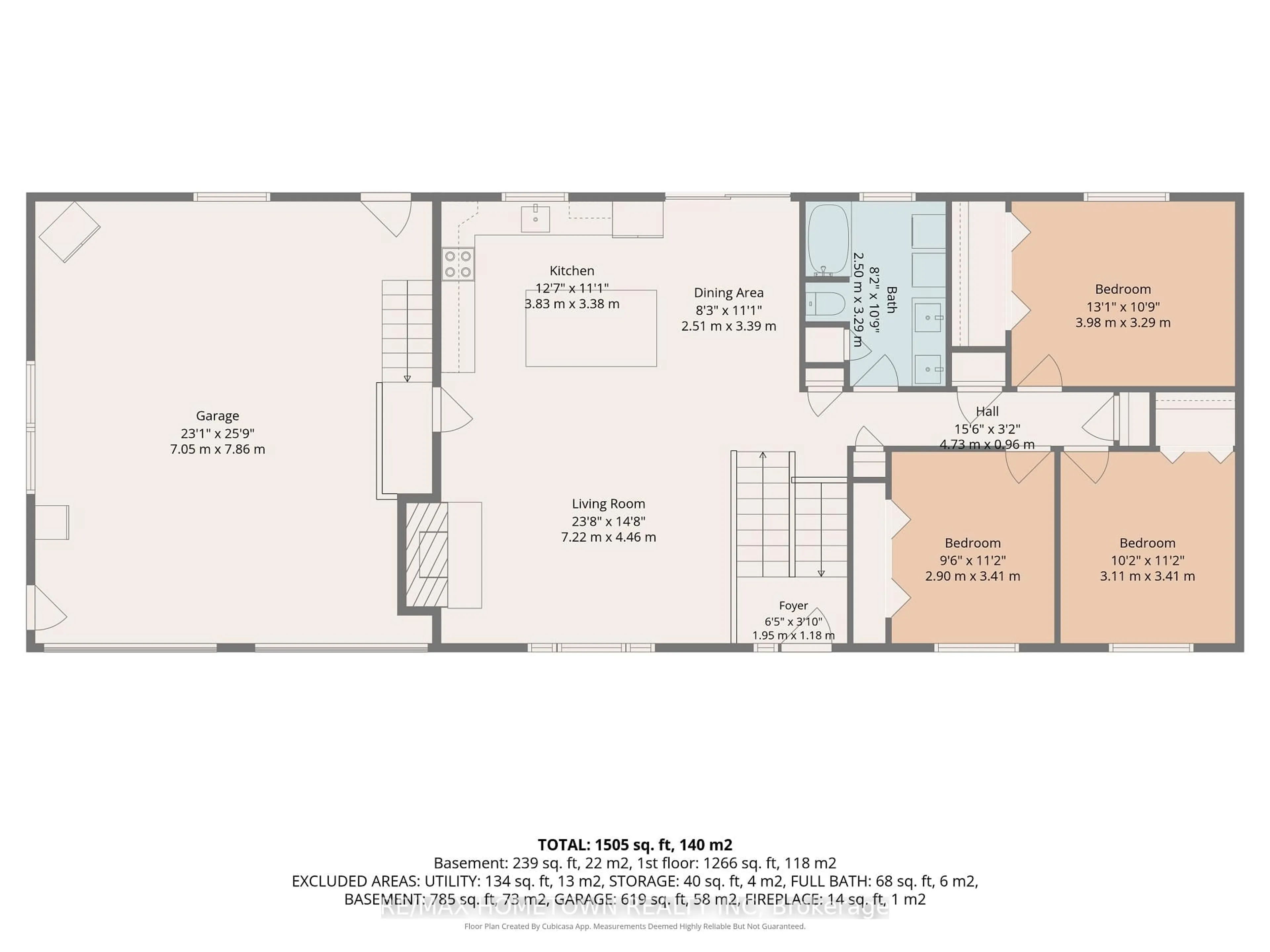 Floor plan for 1585 County Road 2 Rd, Front of Yonge Ontario K0E 1R0