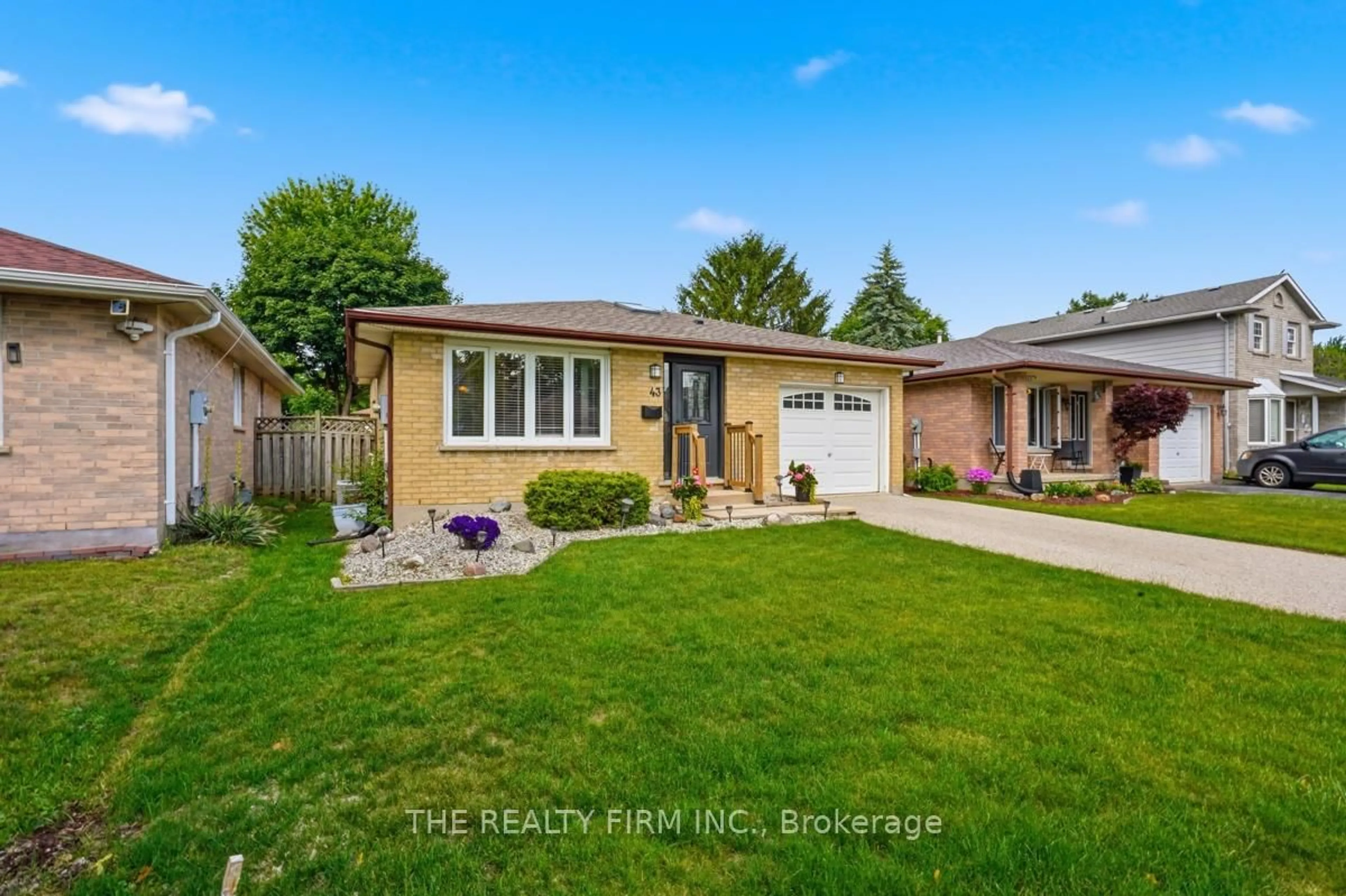 Home with brick exterior material, street for 43 Clara Cres, London South Ontario N6E 3G3