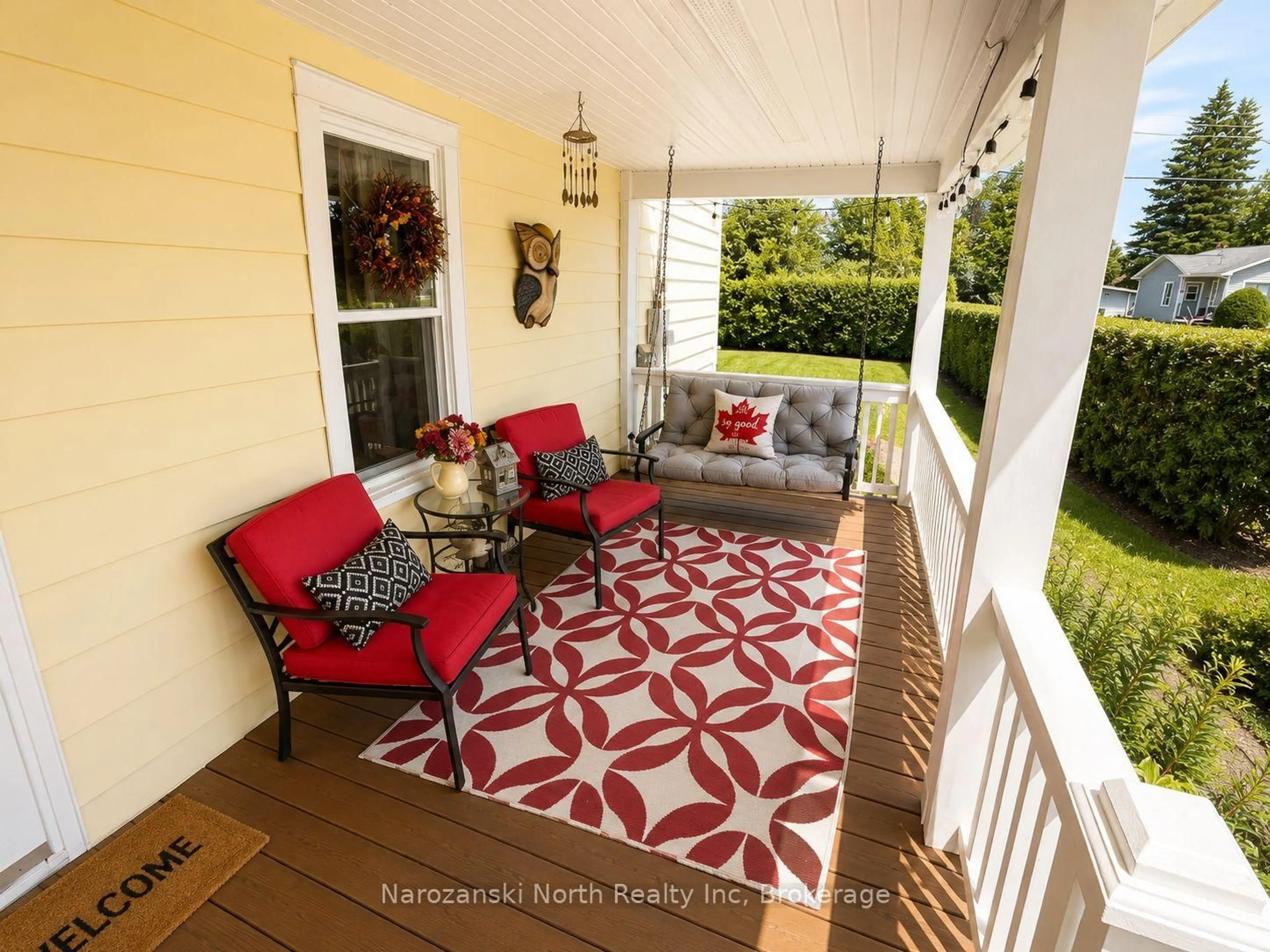 Patio, street for 14 Notre Dame St, French River Ontario P0M 2N0