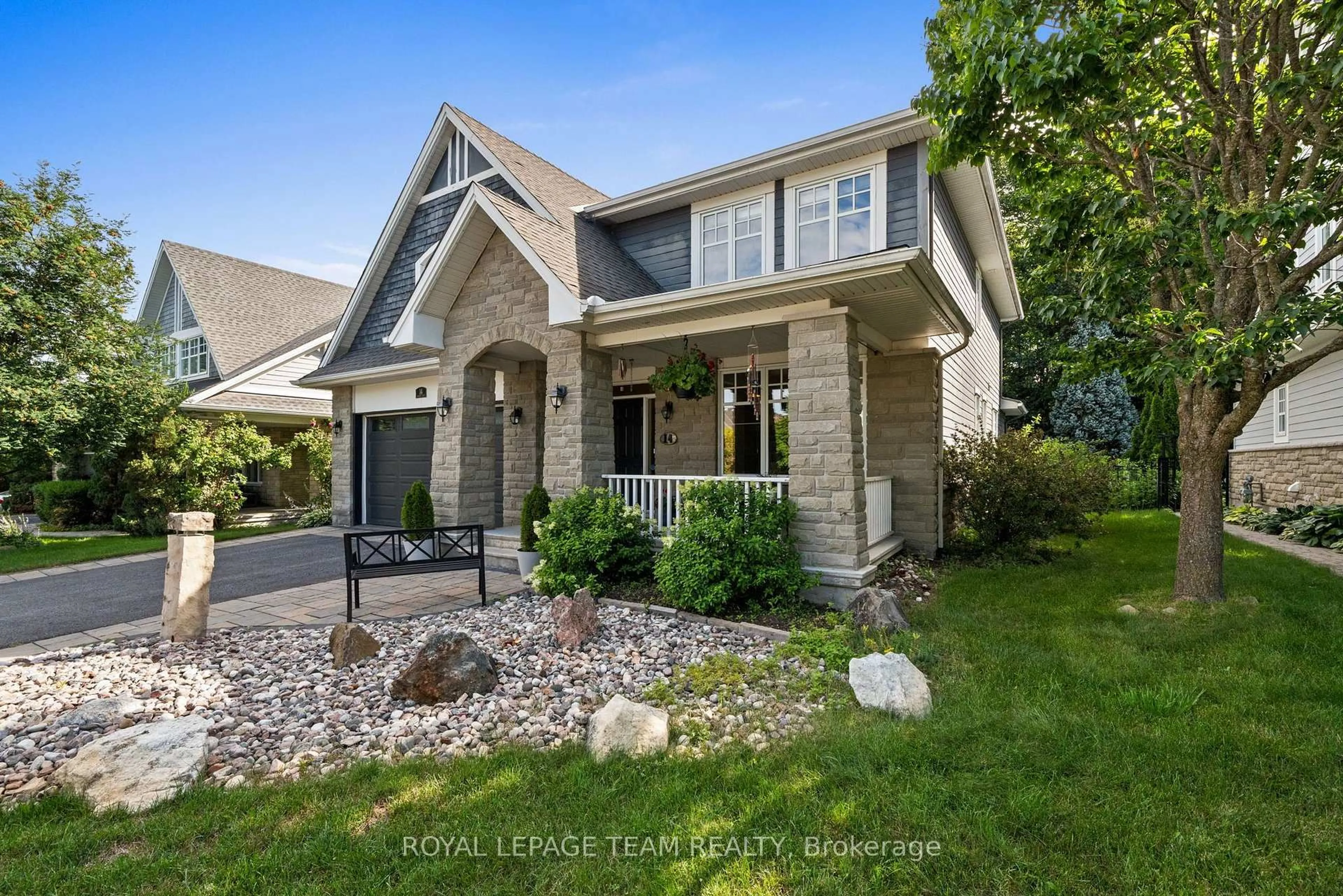 Home with brick exterior material, street for 14 Ironside Crt, Ottawa Ontario K2K 3H5