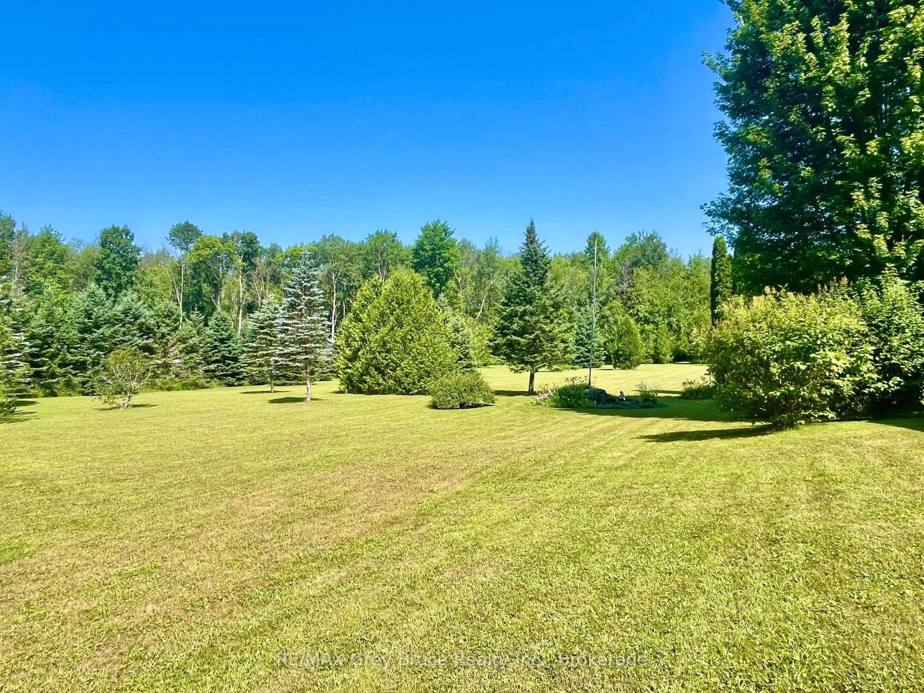 A pic from outside/outdoor area/front of a property/back of a property/a pic from drone, forest/trees view for 023037 Holland-Sydenham Townline, Meaford Ontario N0H 1G0