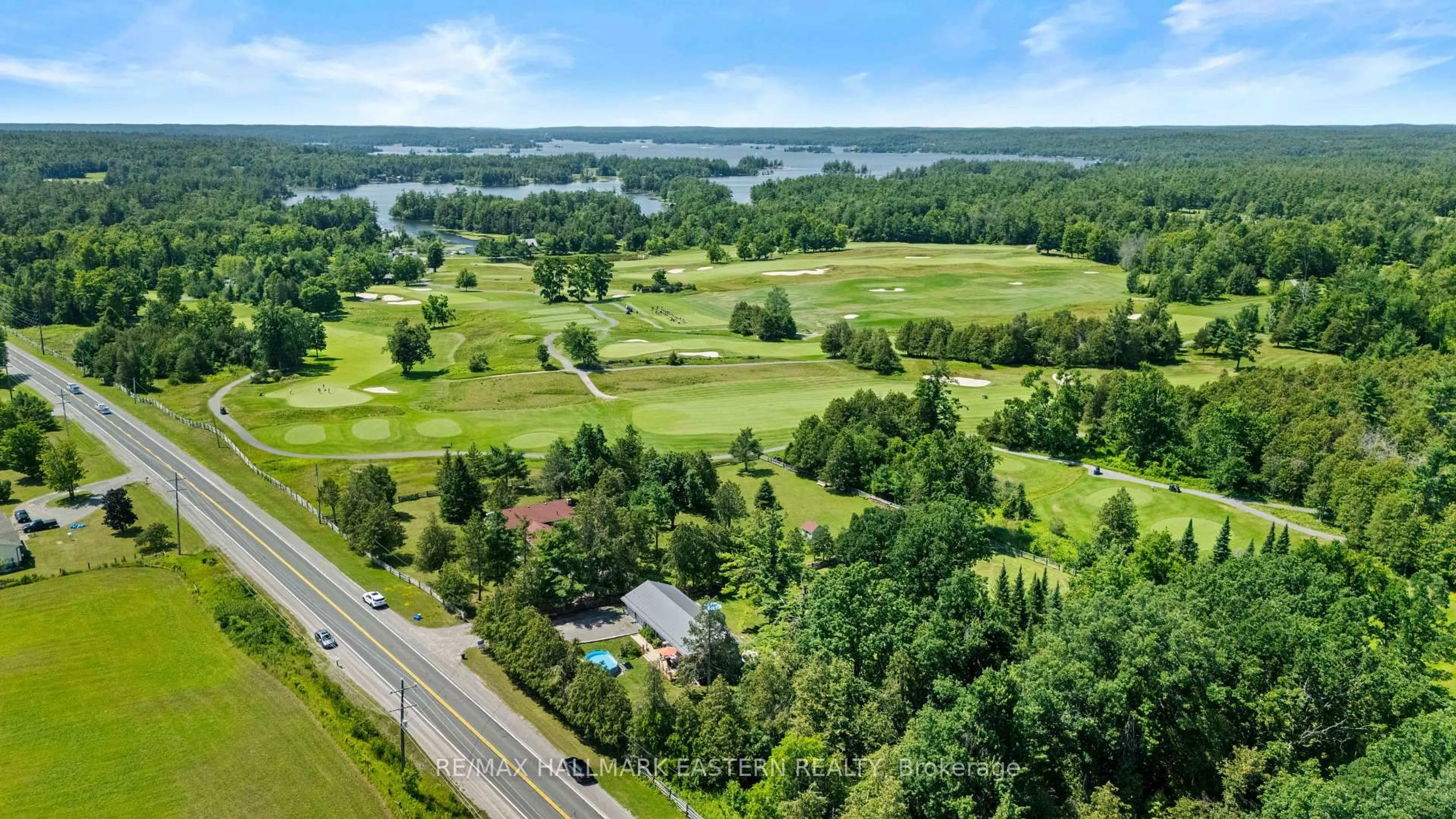 A pic from outside/outdoor area/front of a property/back of a property/a pic from drone, water/lake/river/ocean view for 2694 County Road 6, Douro-Dummer Ontario K0L 2H0