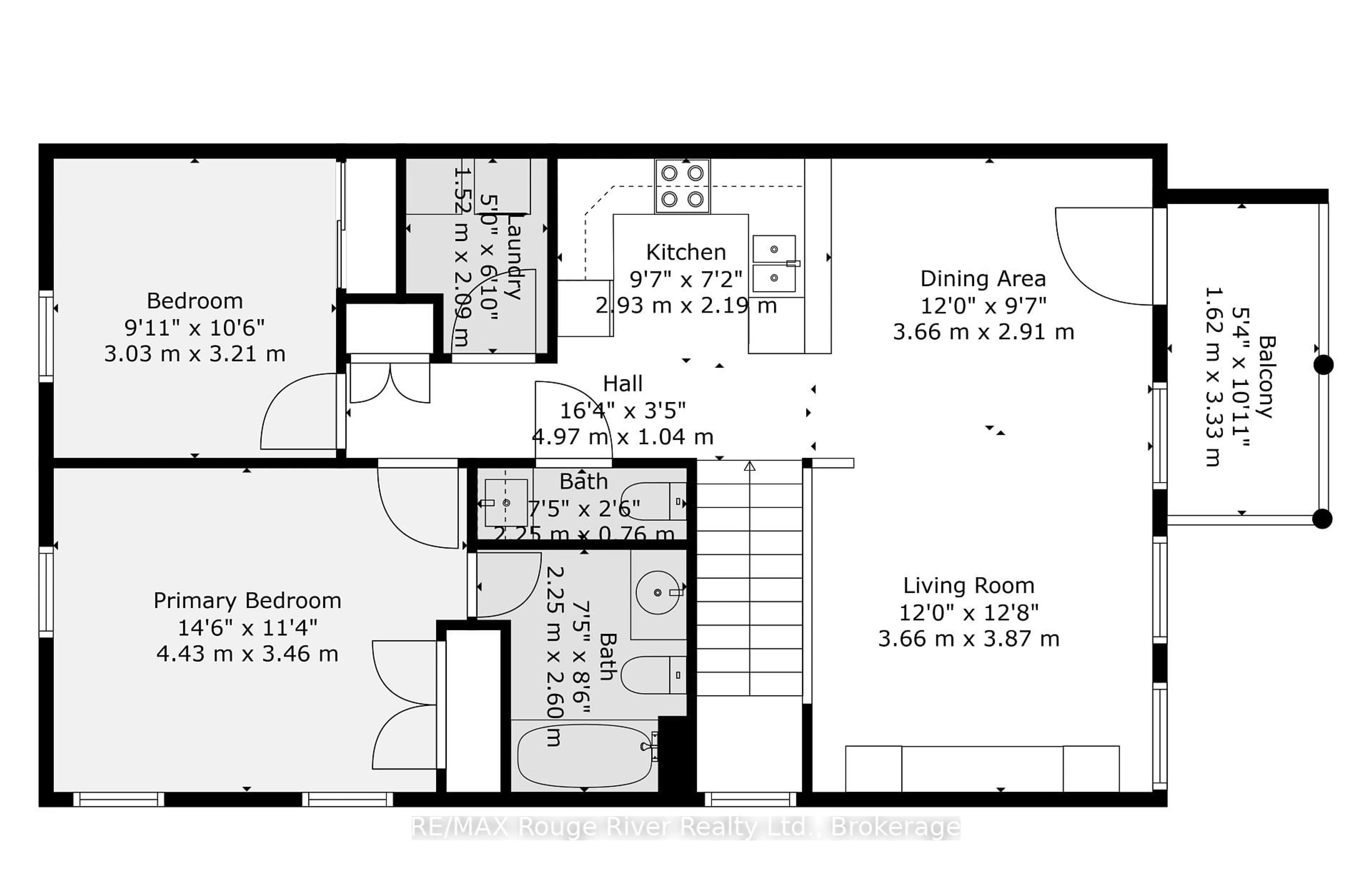 Floor plan for 845 Smith Rd #103, Cobourg Ontario K9A 0C2