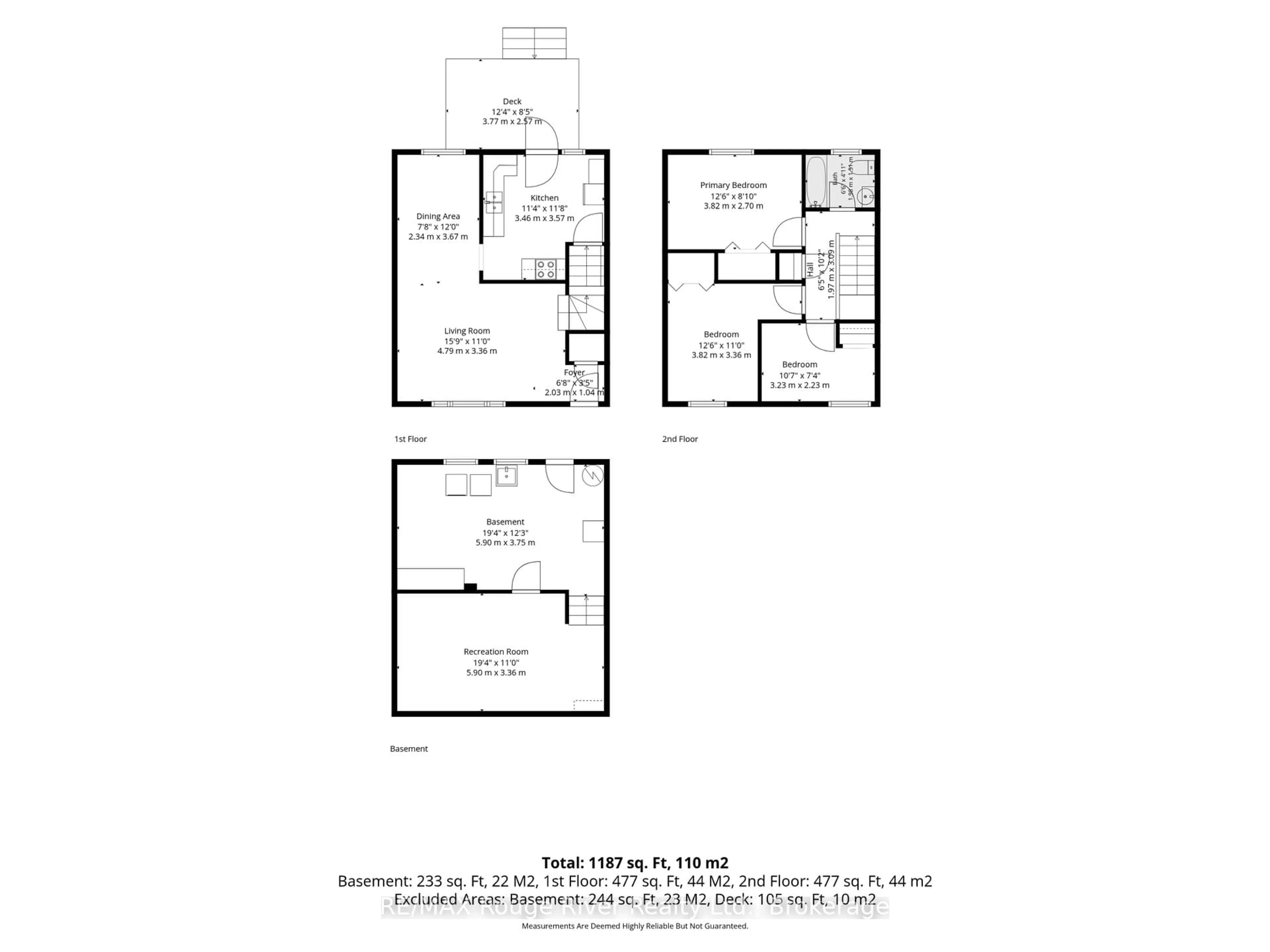 Floor plan for 137 Furnace St #8, Cobourg Ontario K9A 2E5