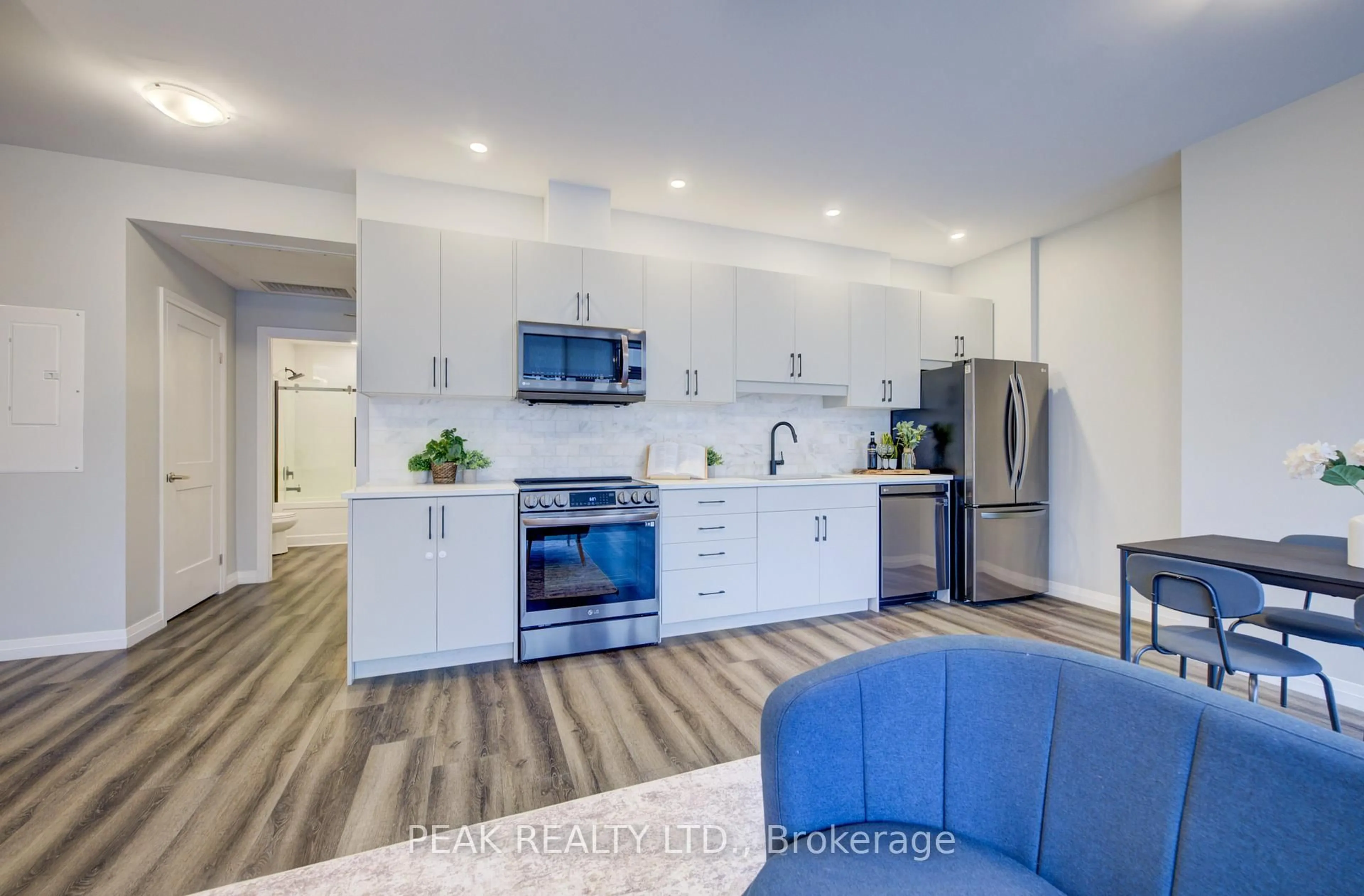 Open concept kitchen, unknown for 60 Charles #201, Kitchener Ontario N2G 0C9