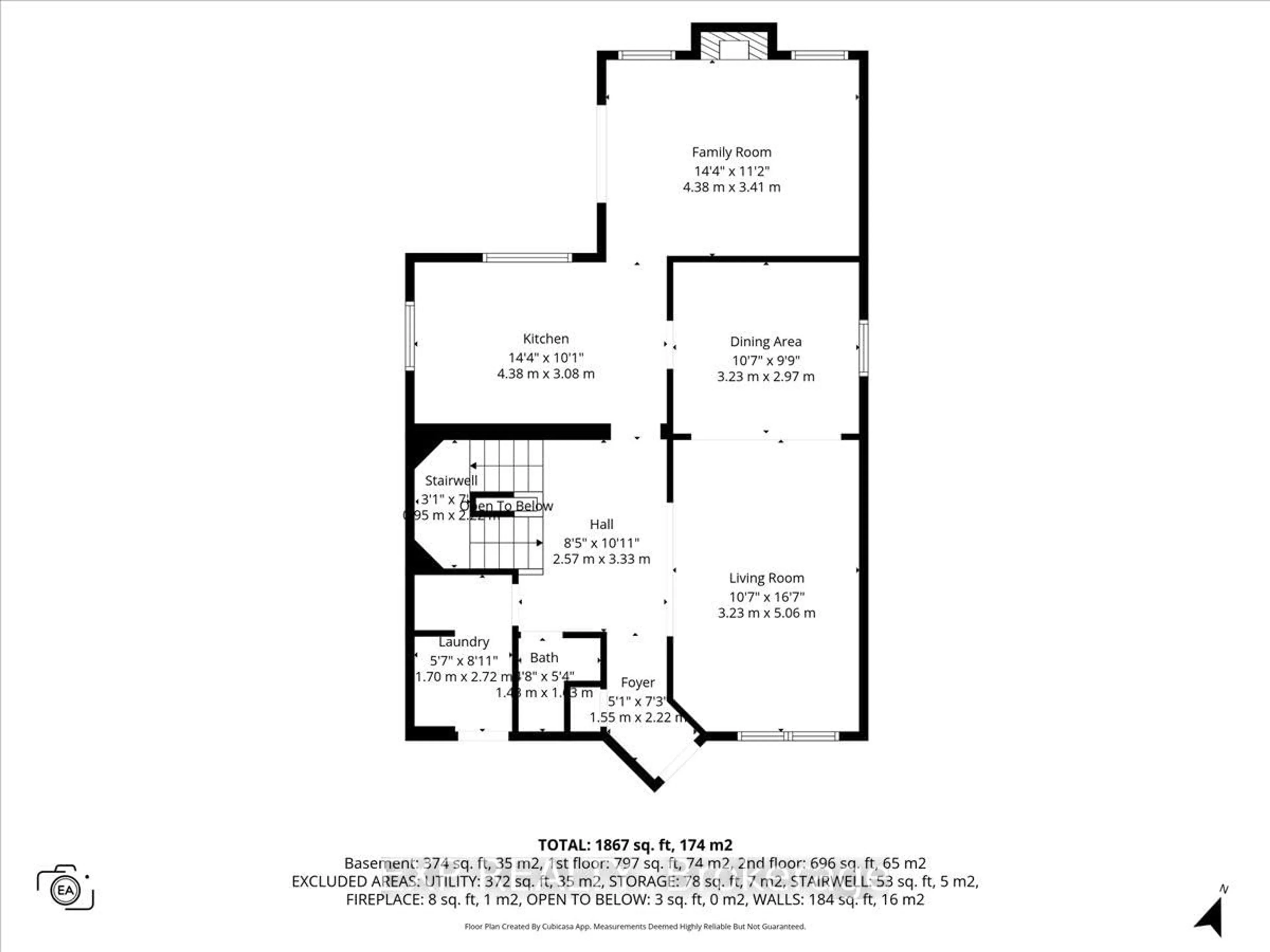 Floor plan for 851 Beauregard Cres, Orleans Ontario K4A 3C9