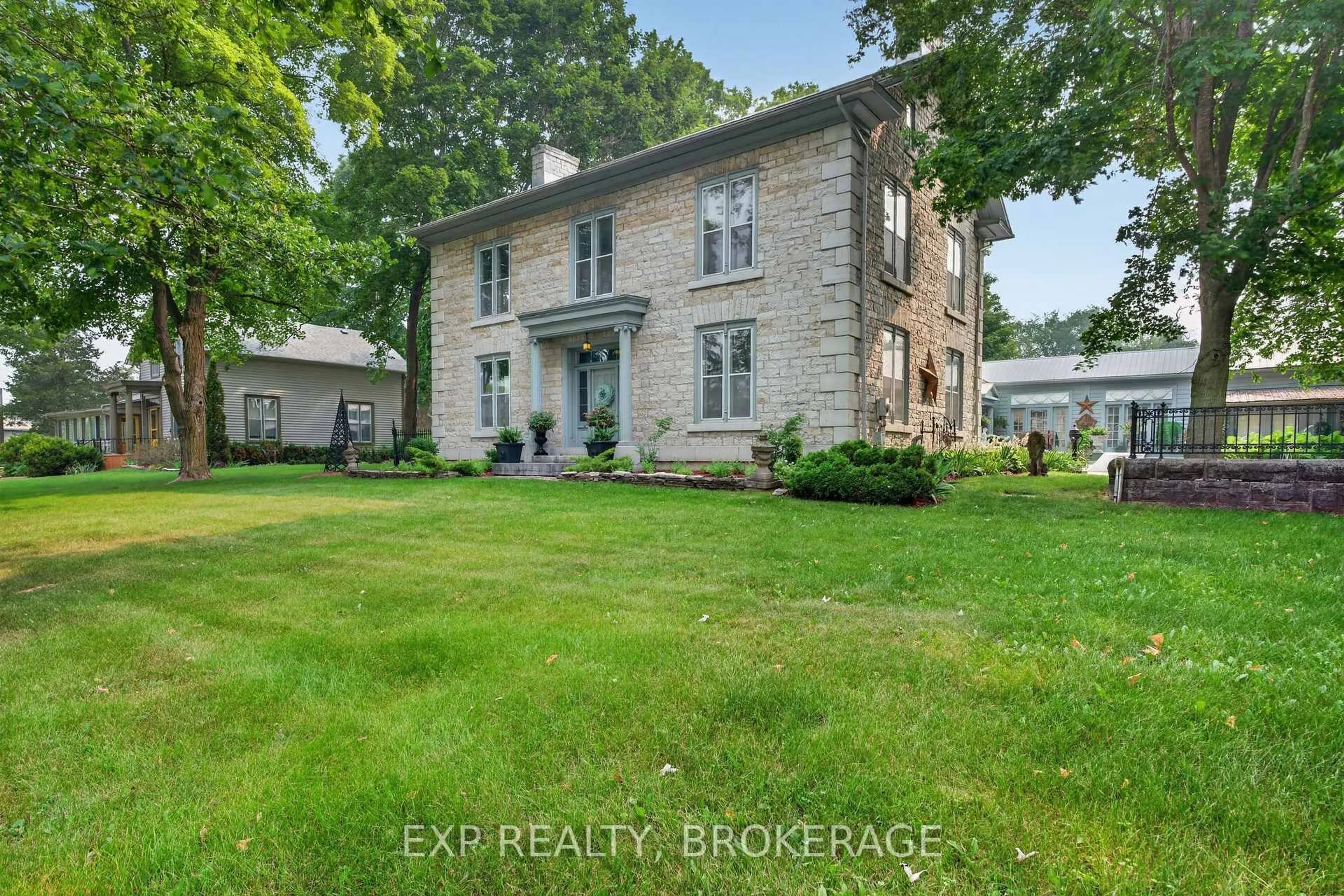 A pic from outside/outdoor area/front of a property/back of a property/a pic from drone, building for 316 & 310 COLEBROOK Rd, Yarker Ontario K0K 3N0