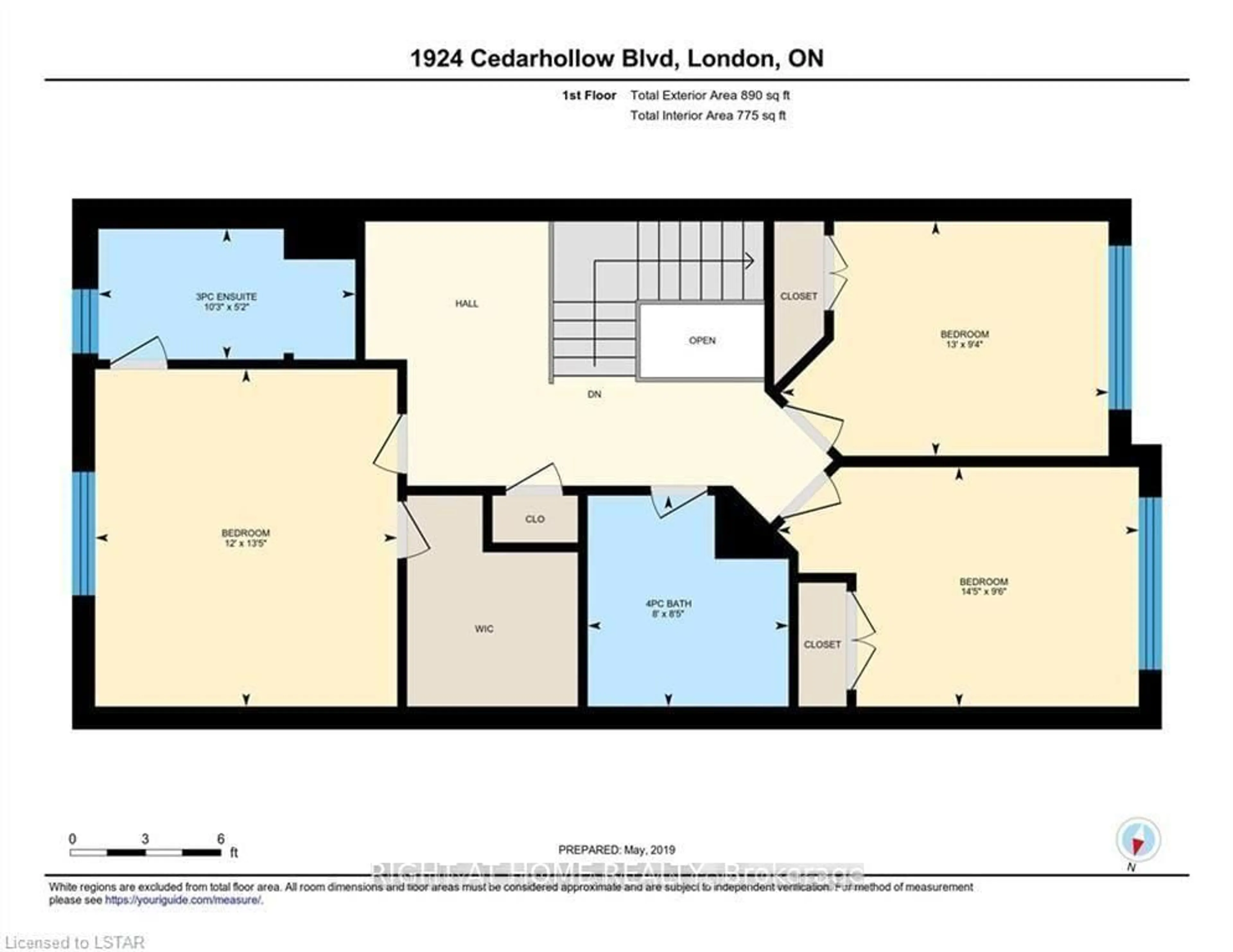 Floor plan for 1924 Cedarhollow Blvd #97, London North Ontario N5X 0K3
