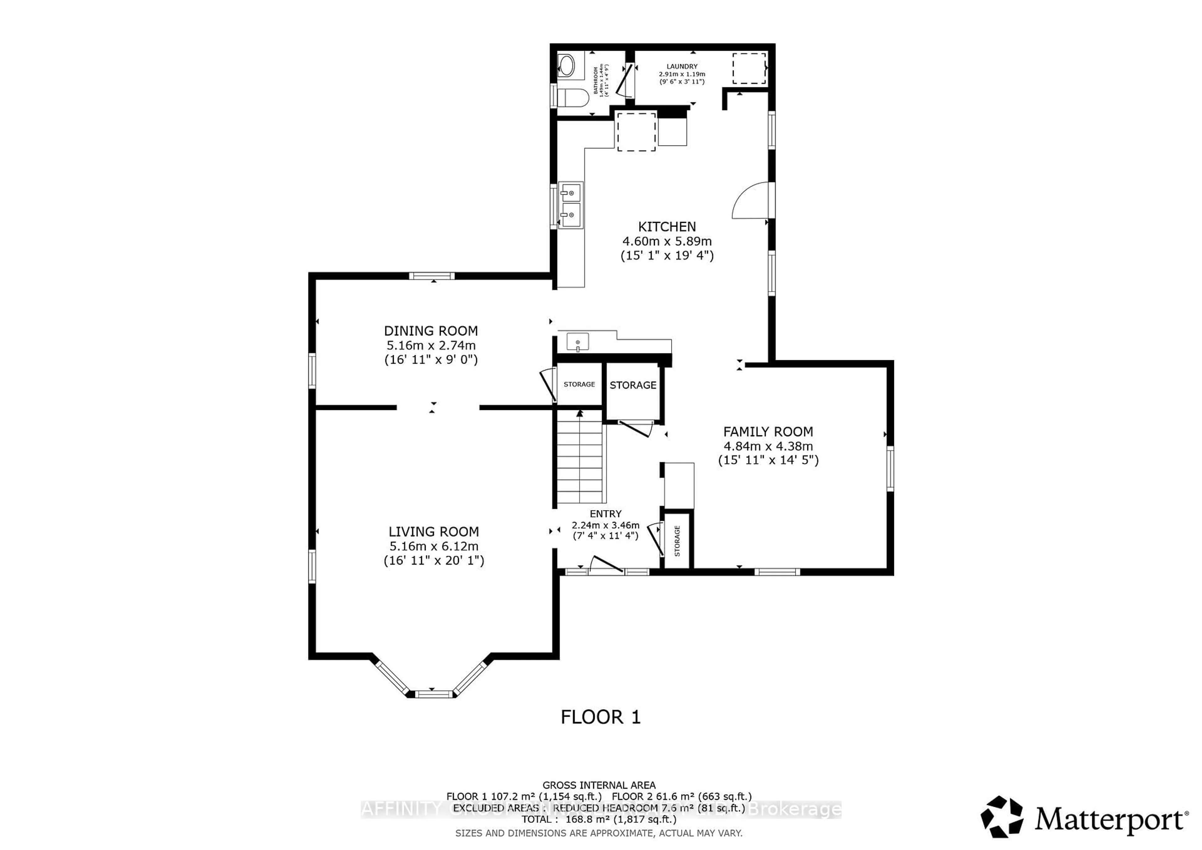 Floor plan for 5 Nelson St, Selwyn Ontario K0L 2H0