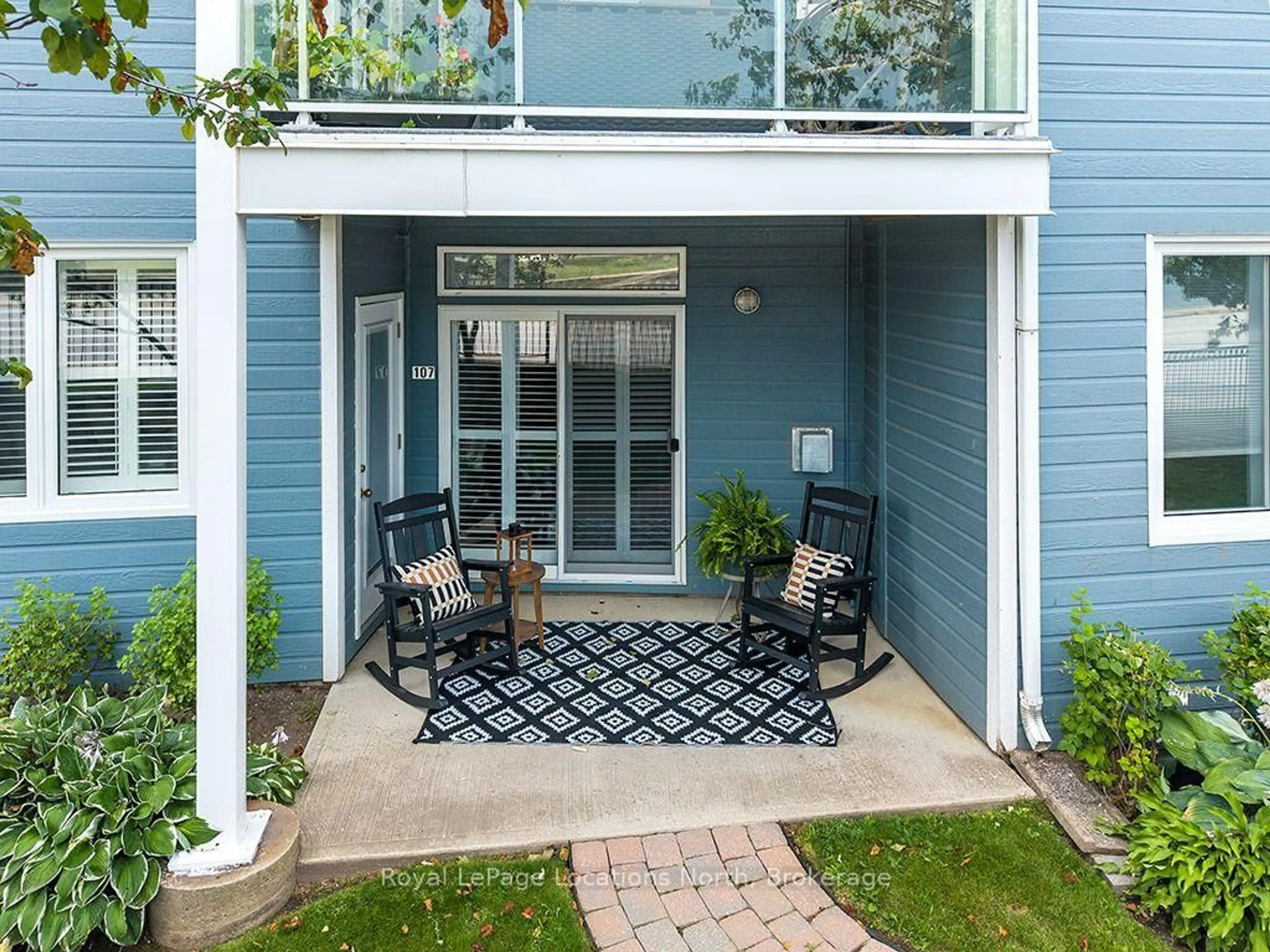 Patio, street for 34 Bayfield St #107, Meaford Ontario N4L 1Y2