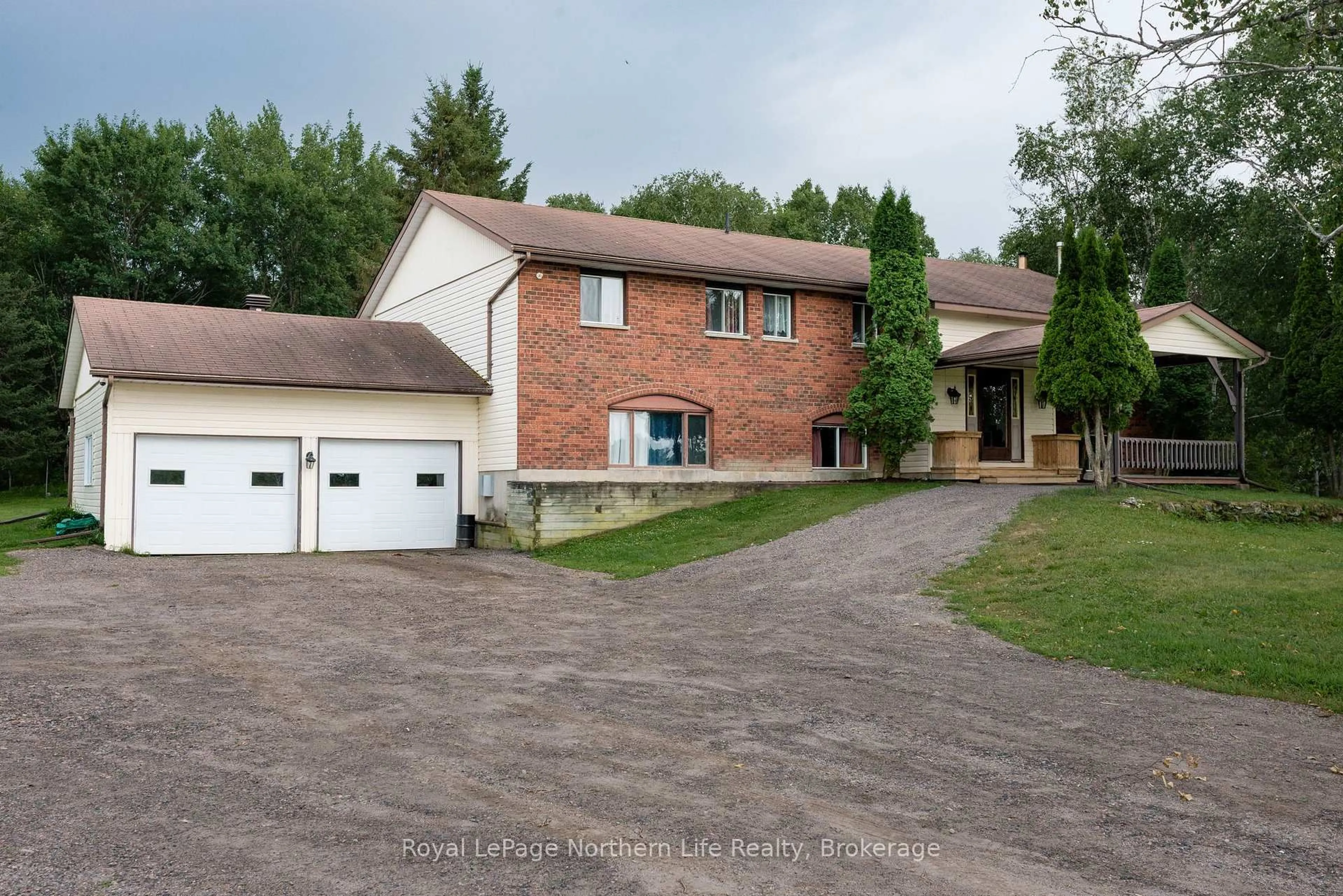 A pic from outside/outdoor area/front of a property/back of a property/a pic from drone, street for 312 JOHNSON Rd, East Ferris Ontario P0H 1K0