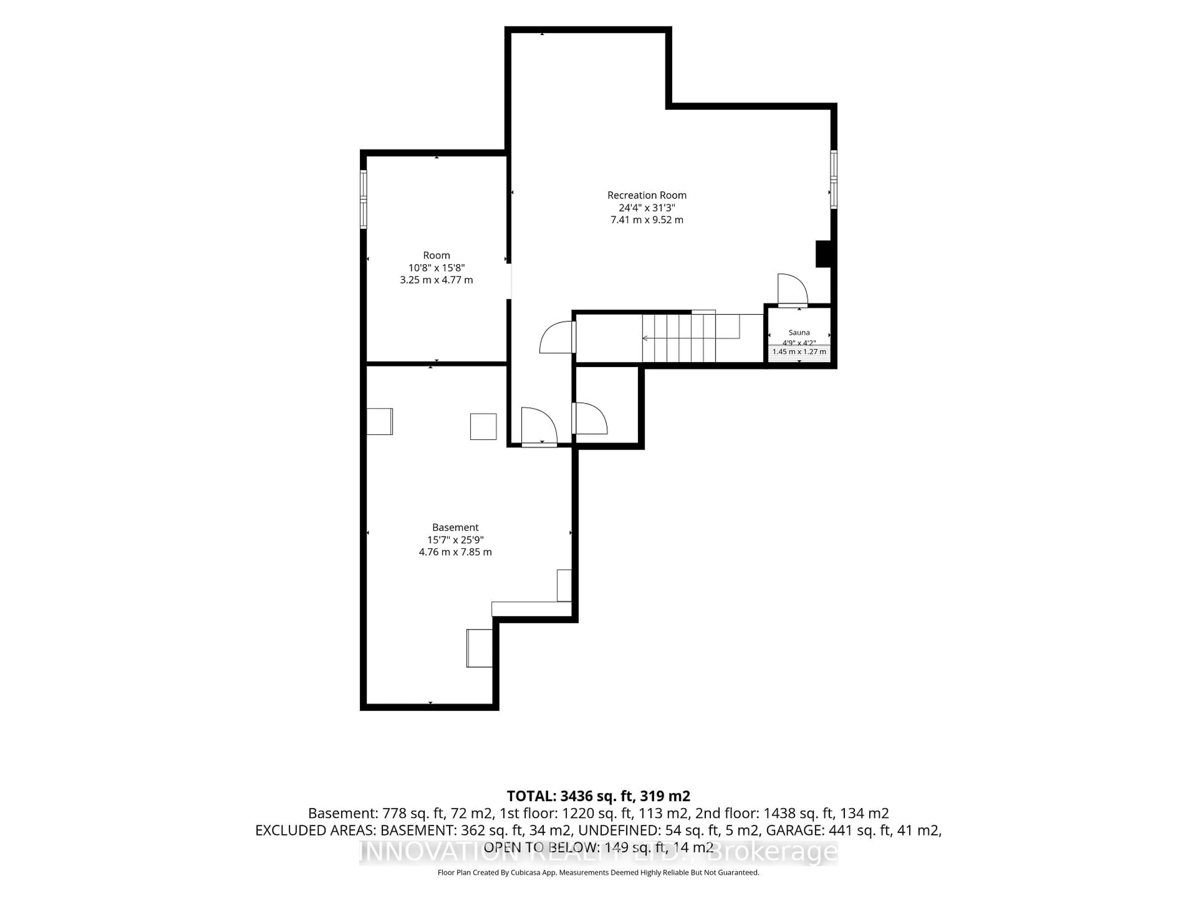 Floor plan for 149 Groningen St, Ottawa Ontario K2V 0C6