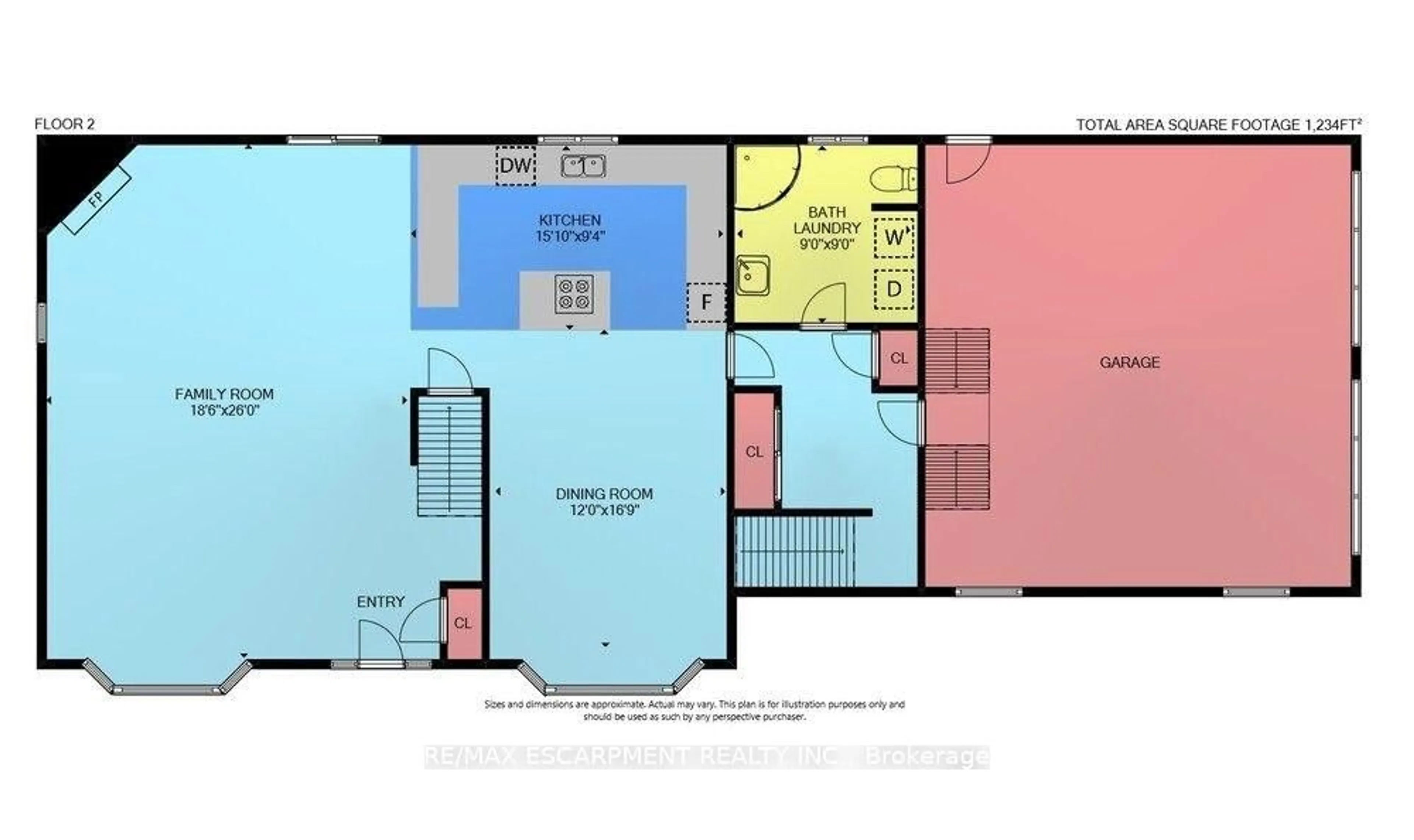 Floor plan for 2471-2467 Port Davidson Rd, West Lincoln Ontario L0R 2A0