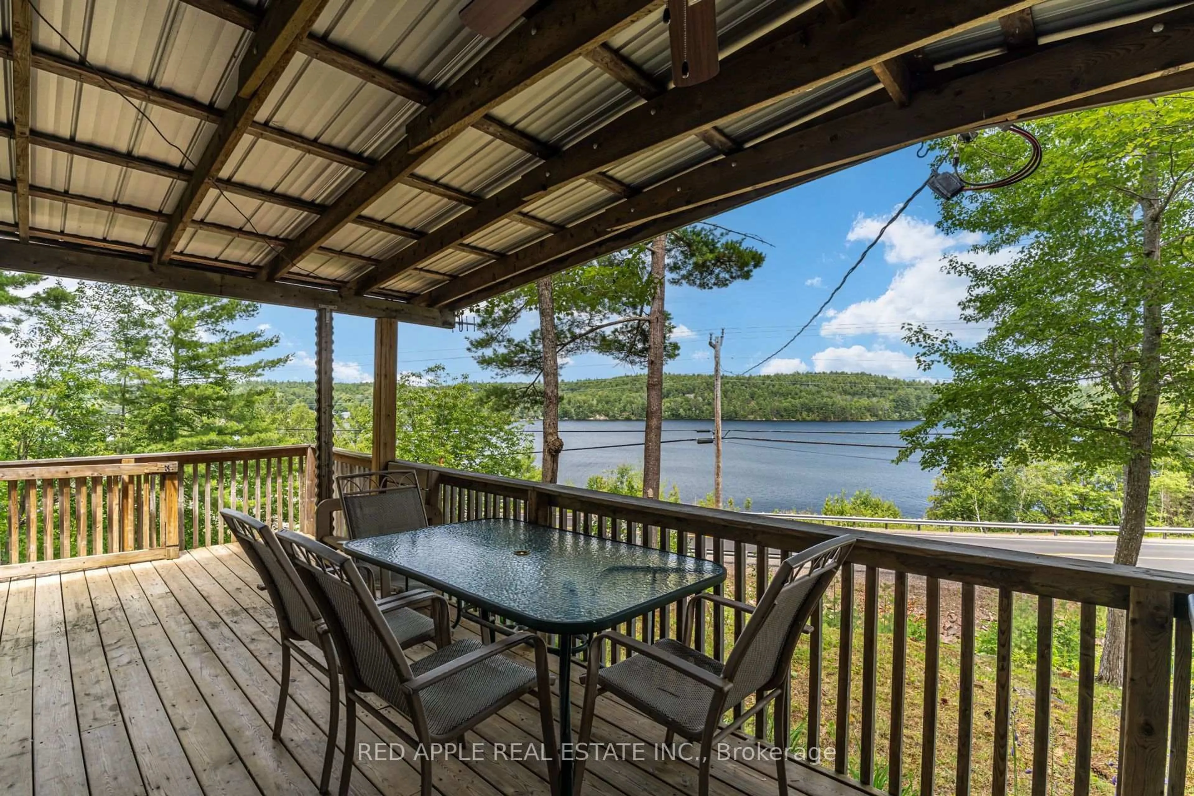 Patio, water/lake/river/ocean view for 17568 Hwy #41, Cloyne Ontario K0H 1K0