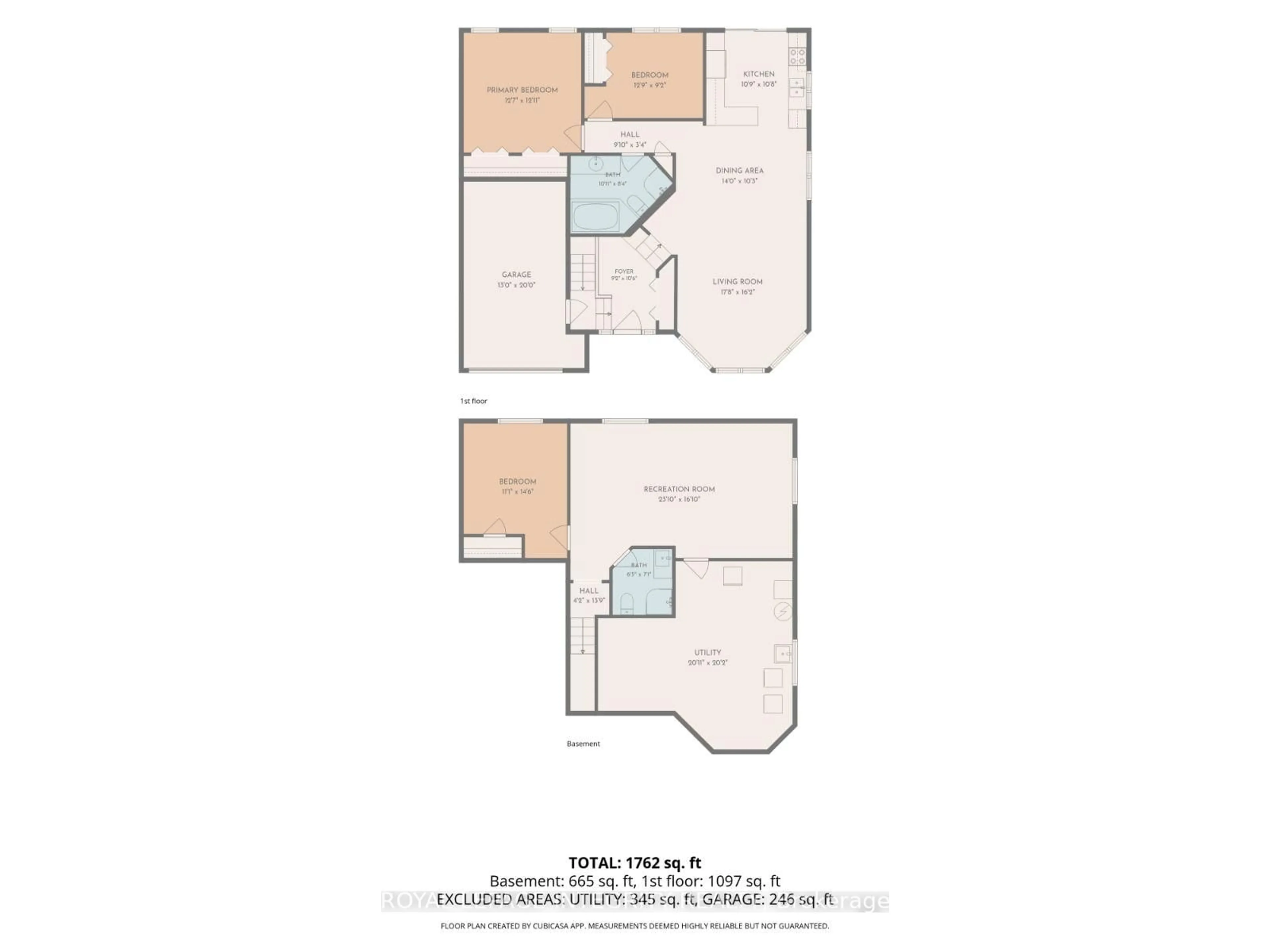 Floor plan for 117 Castel St, Alfred and Plantagenet Ontario K0A 3K0