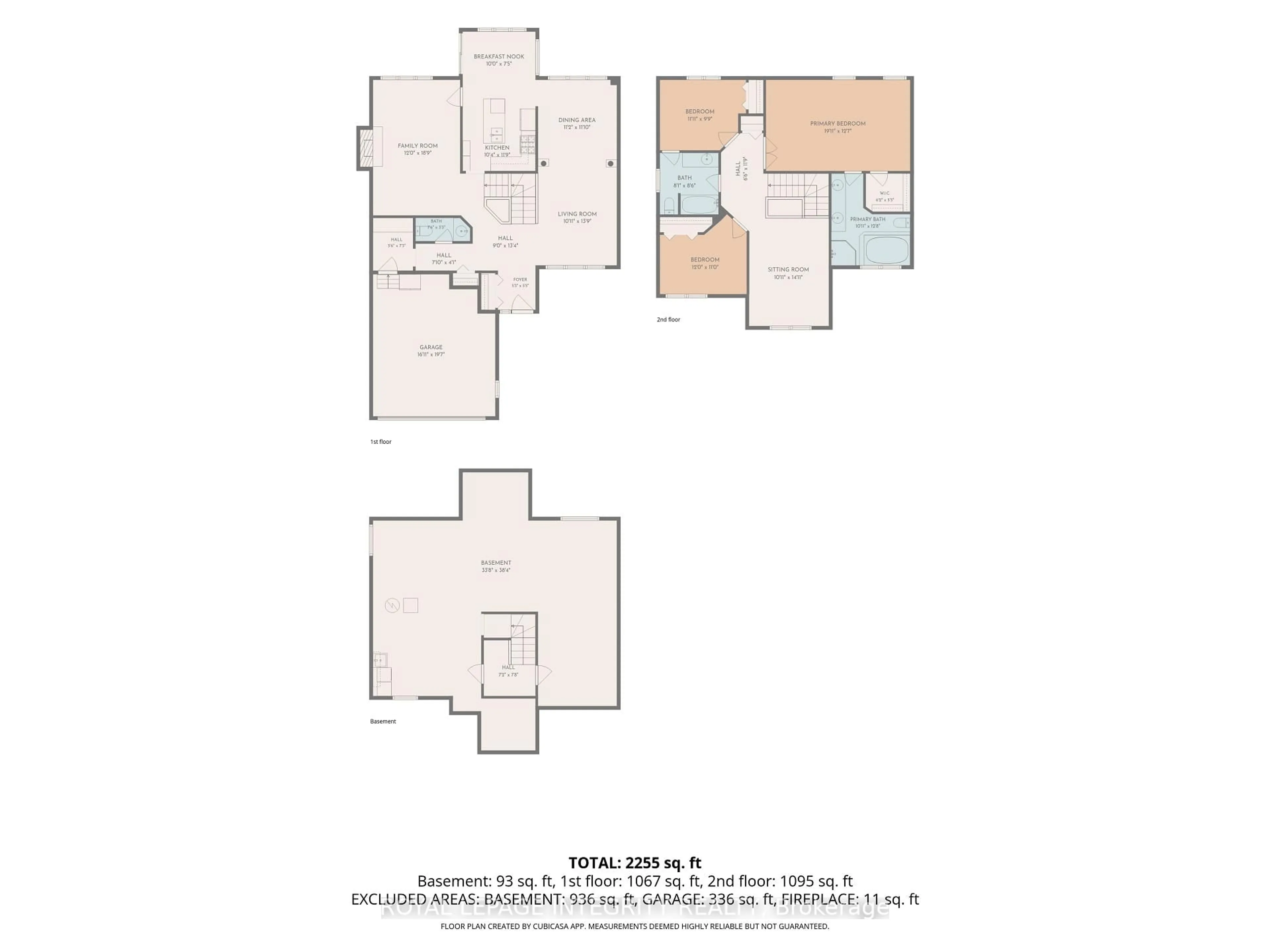 Floor plan for 275 Kiwanis Crt, Ottawa Ontario K1T 0H7