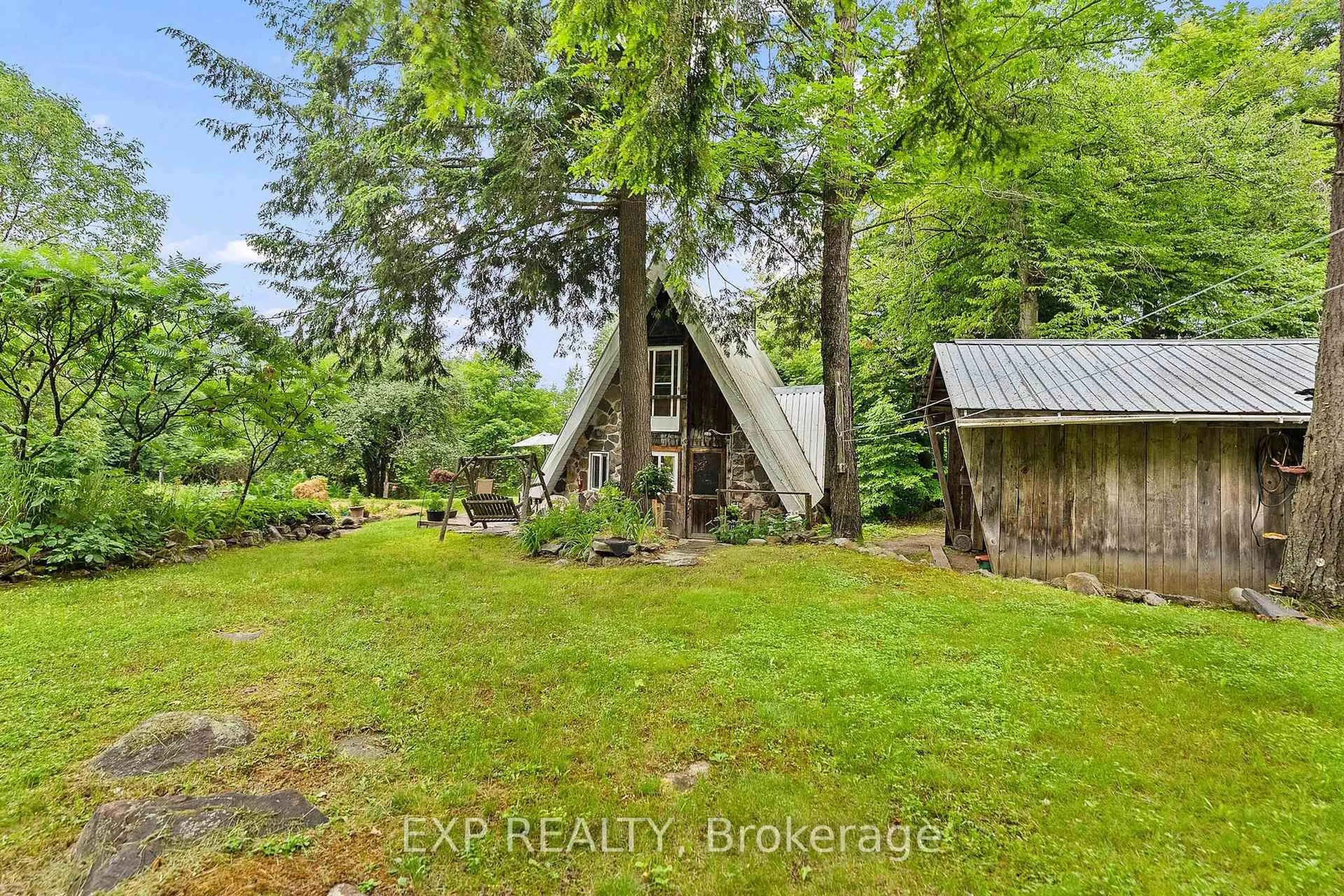 A pic from outside/outdoor area/front of a property/back of a property/a pic from drone, unknown for 387A Sunny Hill Rd, Barry's Bay Ontario K0J 1B0