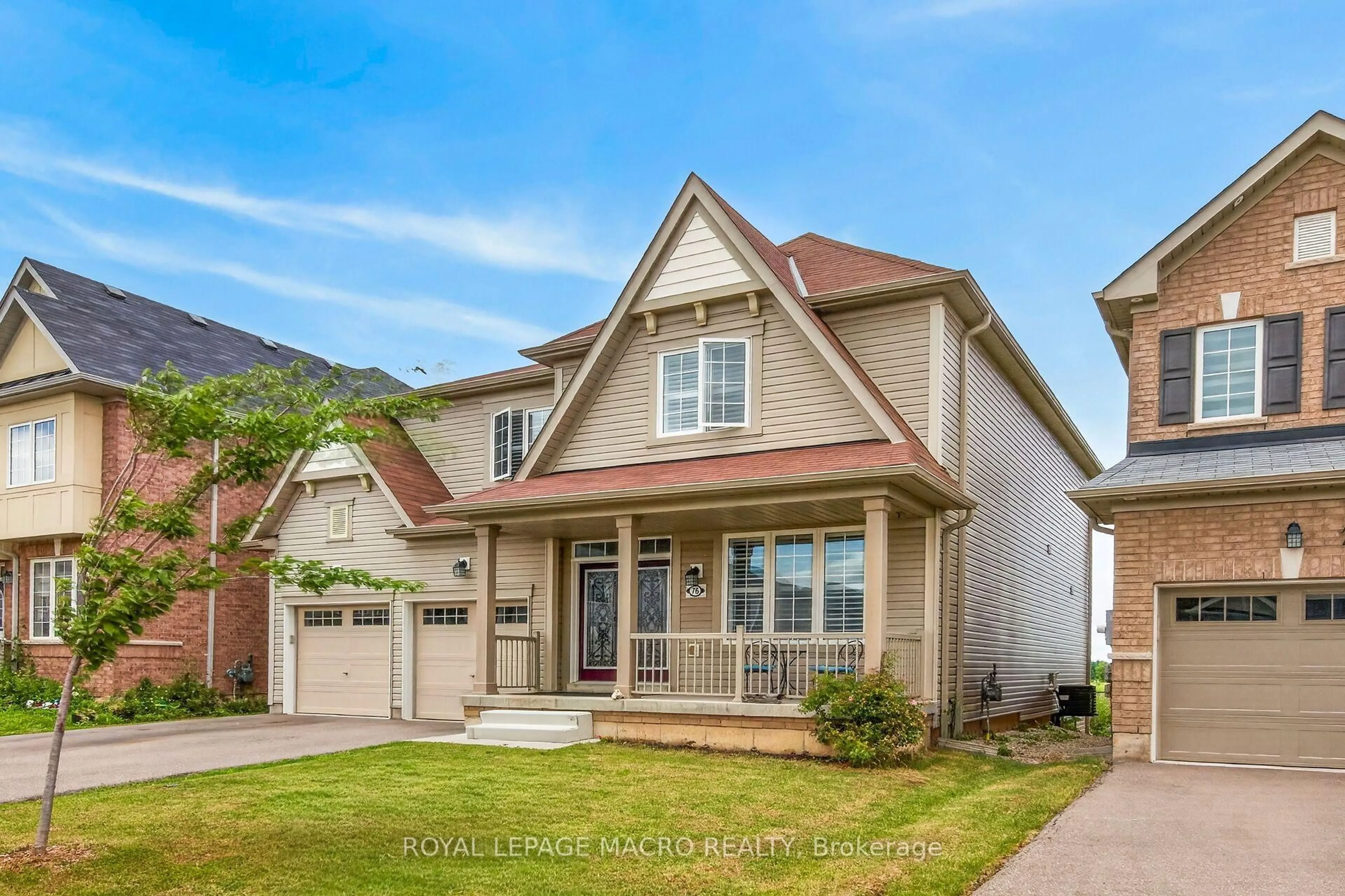 Home with vinyl exterior material, street for 76 McWatters St, Hamilton Ontario L0R 1C0