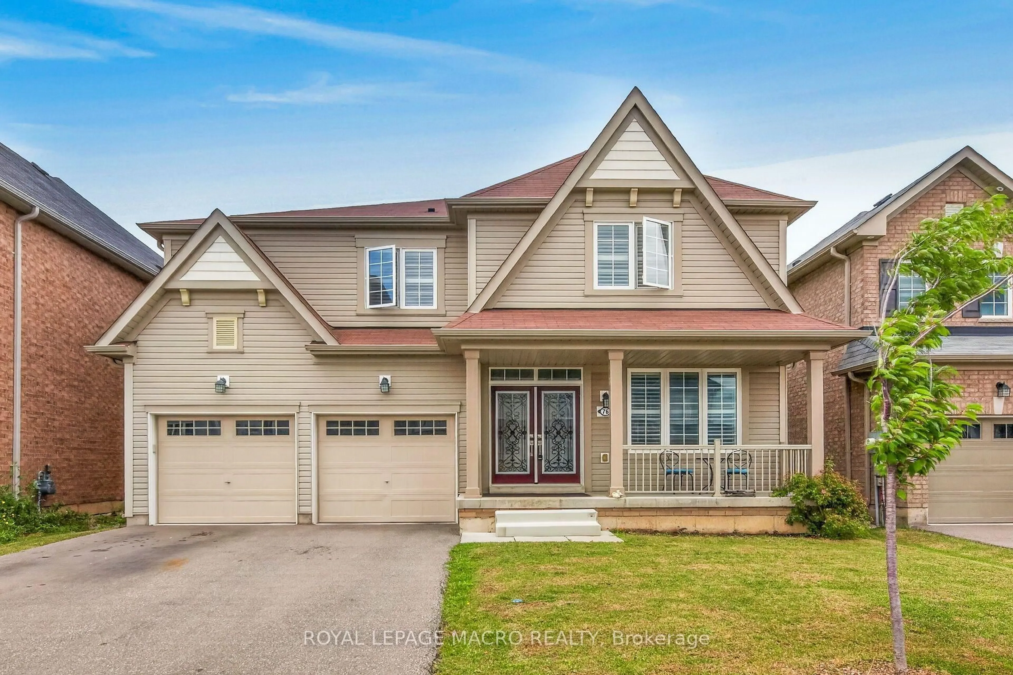 Home with vinyl exterior material, street for 76 McWatters St, Hamilton Ontario L0R 1C0