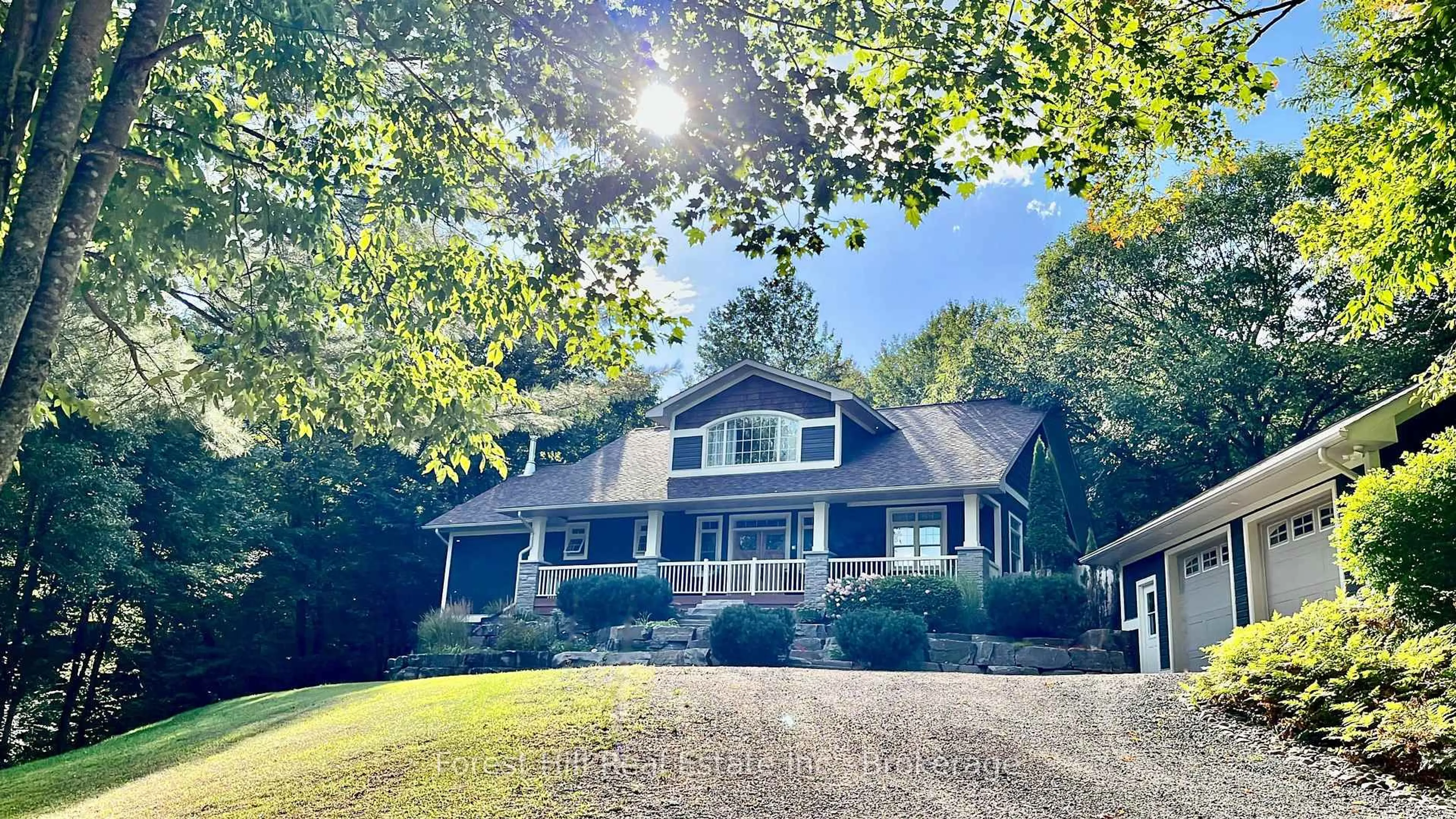 A pic from outside/outdoor area/front of a property/back of a property/a pic from drone, unknown for 1474 Etwell Rd, Huntsville Ontario P1H 2J2