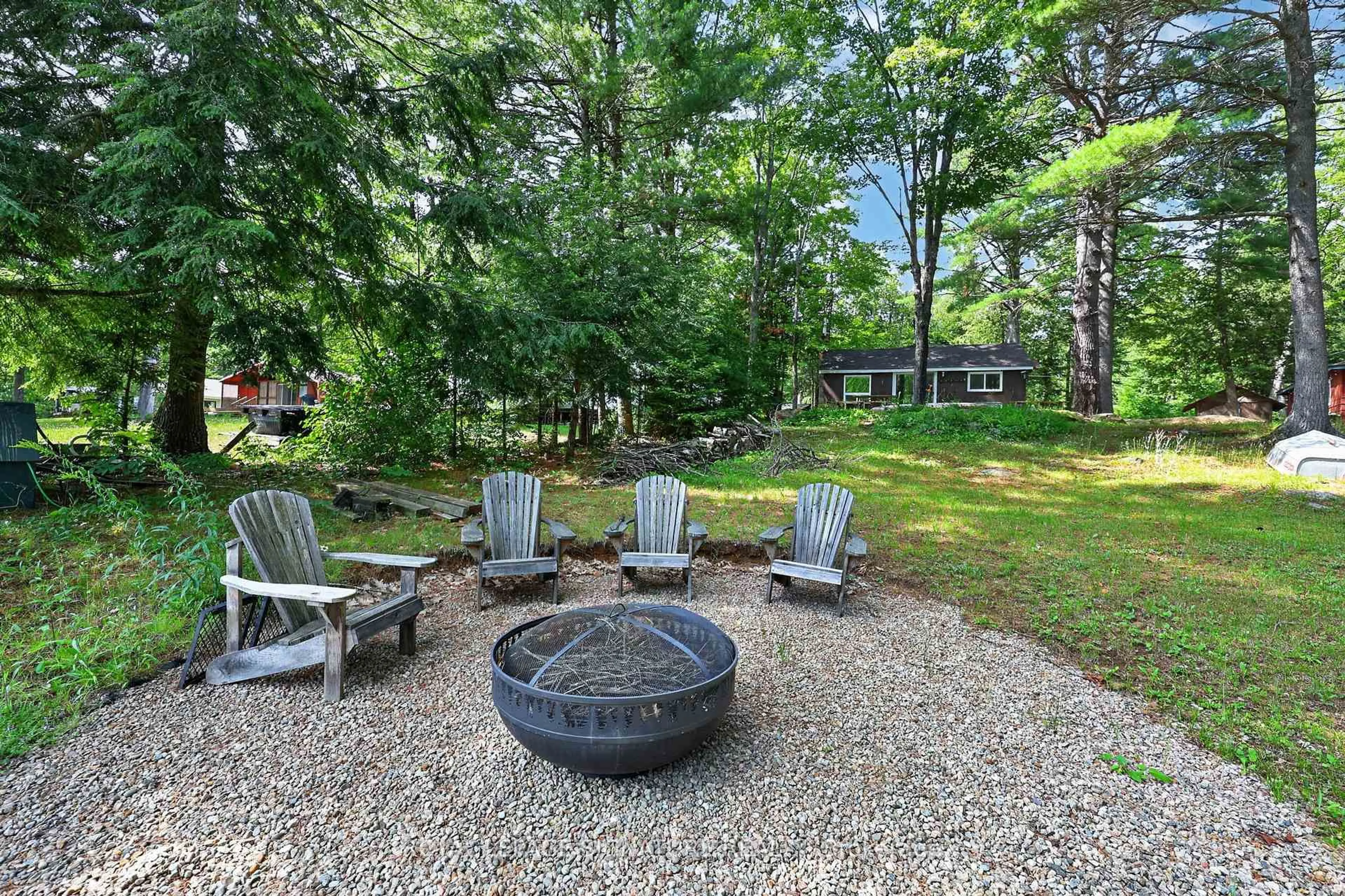 Patio, forest/trees view for 26 Baker Lane, Kawartha Lakes Ontario L0K 1W0