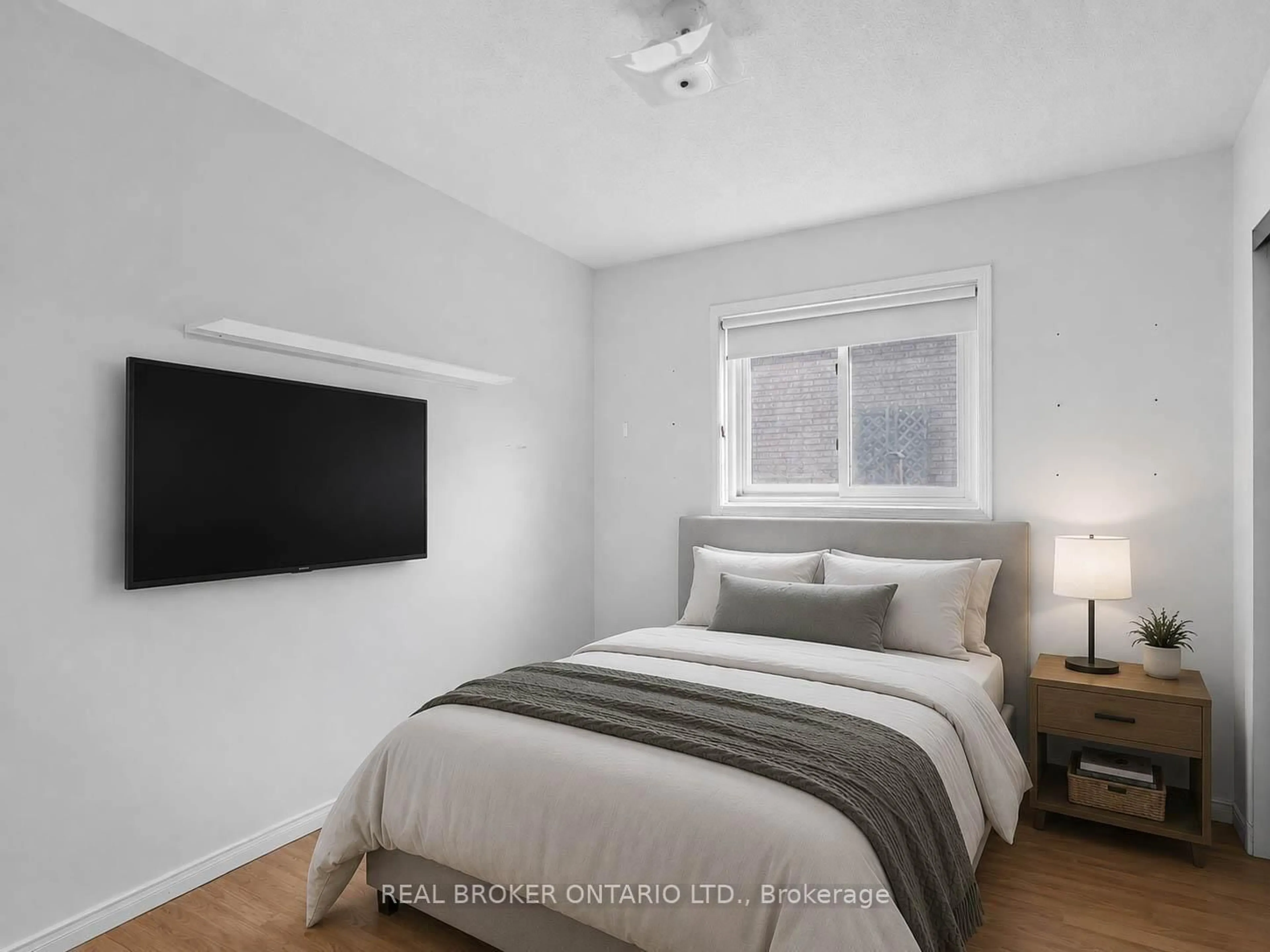 Bedroom with bed, unknown for 60 Attwood Dr, Cambridge Ontario N1T 1L4