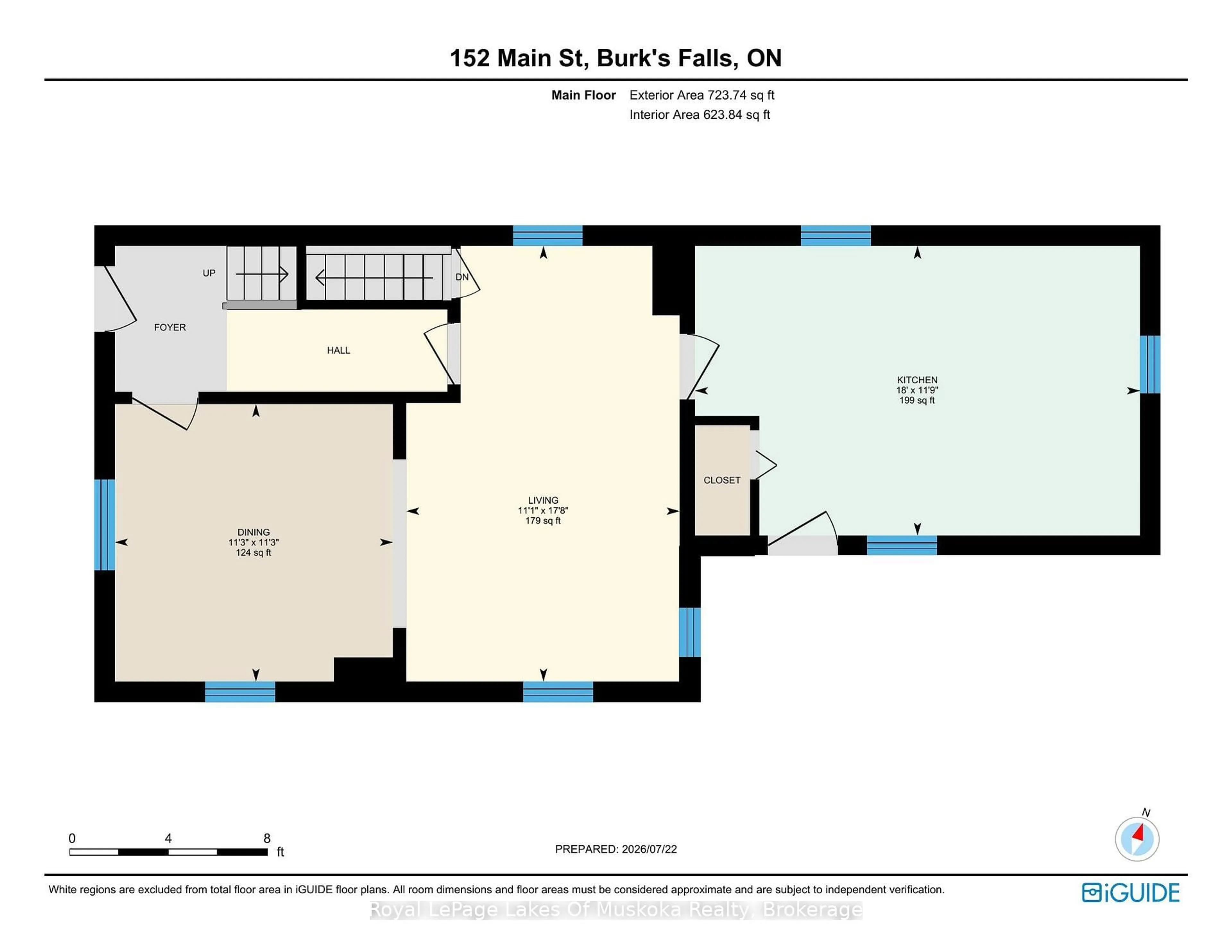 Floor plan for 152 Main St, Burk's Falls Ontario P0A 1C0