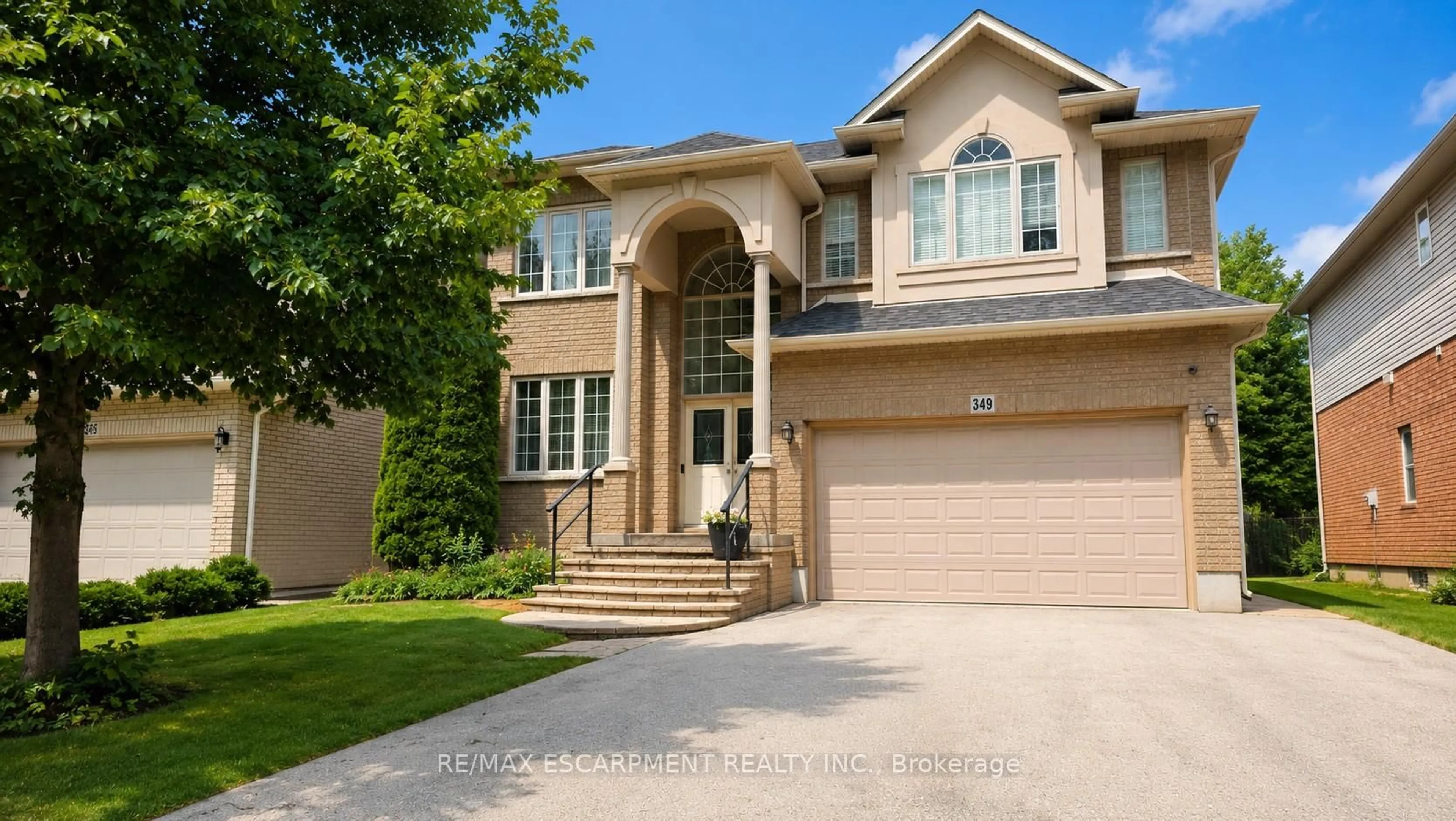 Home with brick exterior material, street for 349 Braithwaite Ave, Hamilton Ontario L9G 5A7