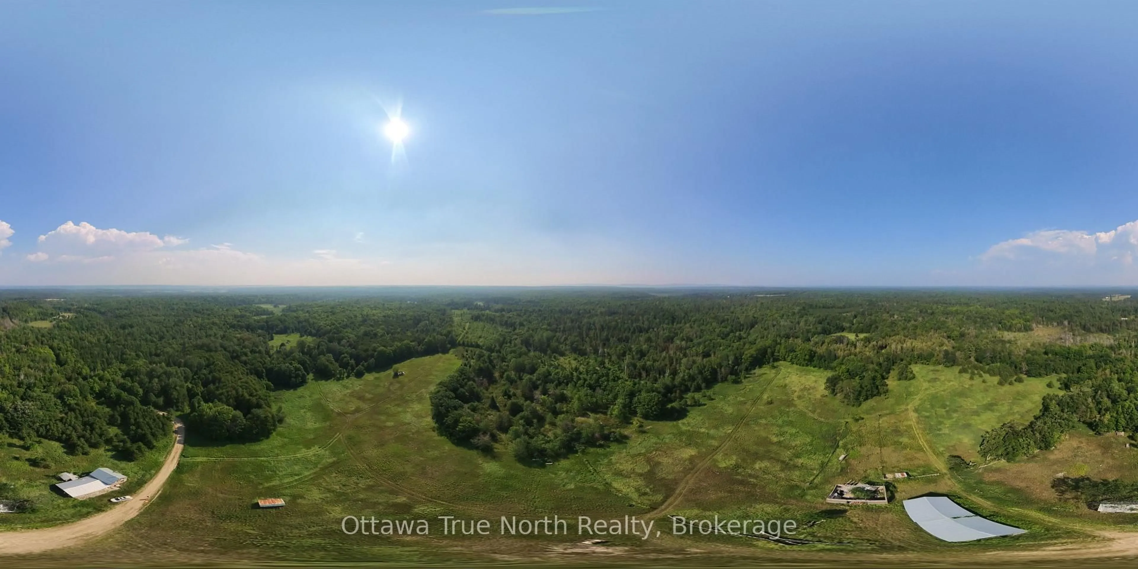 A pic from outside/outdoor area/front of a property/back of a property/a pic from drone, forest/trees view for 652 Wren Rd, Douglas Ontario K0J 1S0