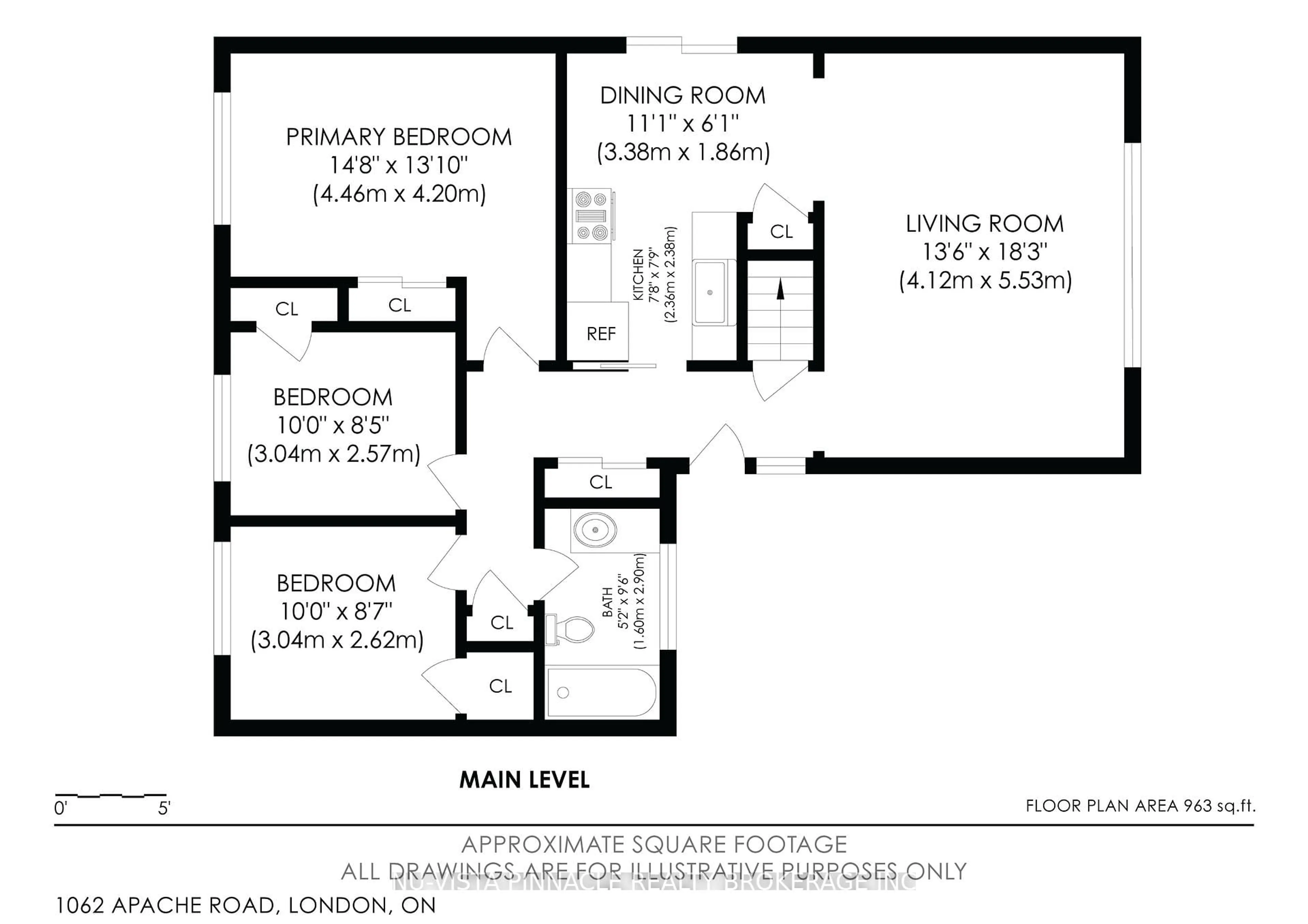 Floor plan for 1062 Apache Rd, London East Ontario N5V 2W3