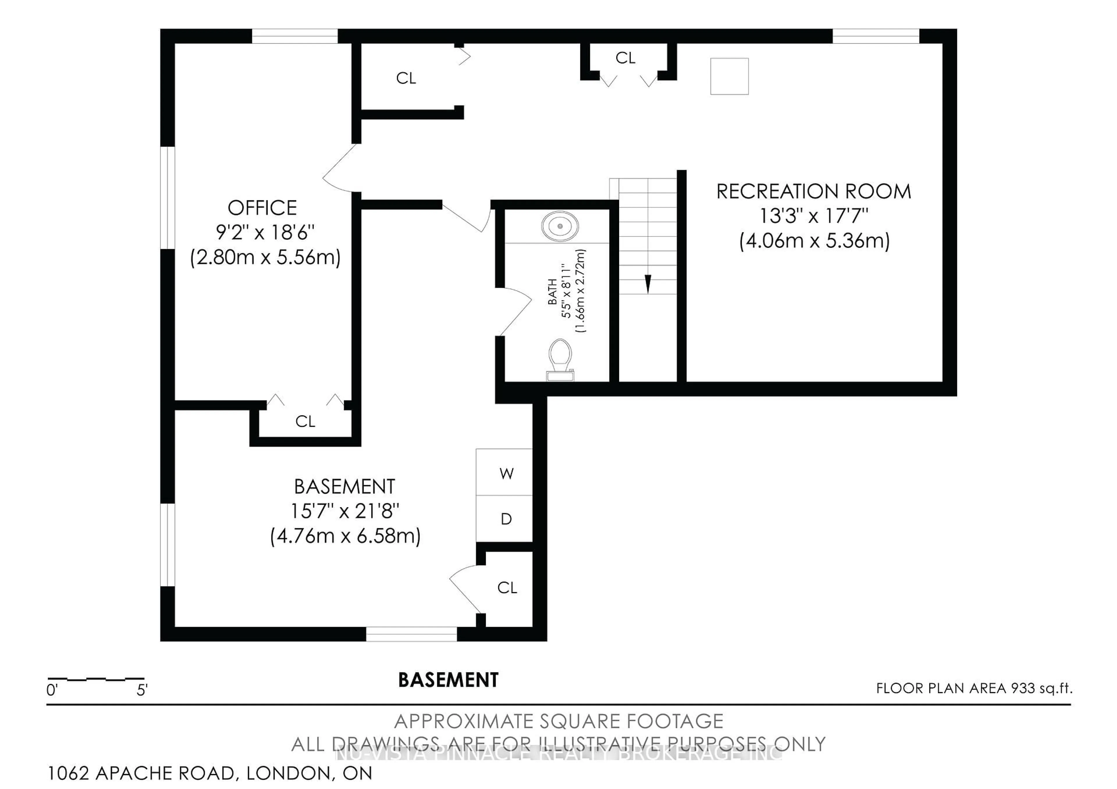 Floor plan for 1062 Apache Rd, London East Ontario N5V 2W3