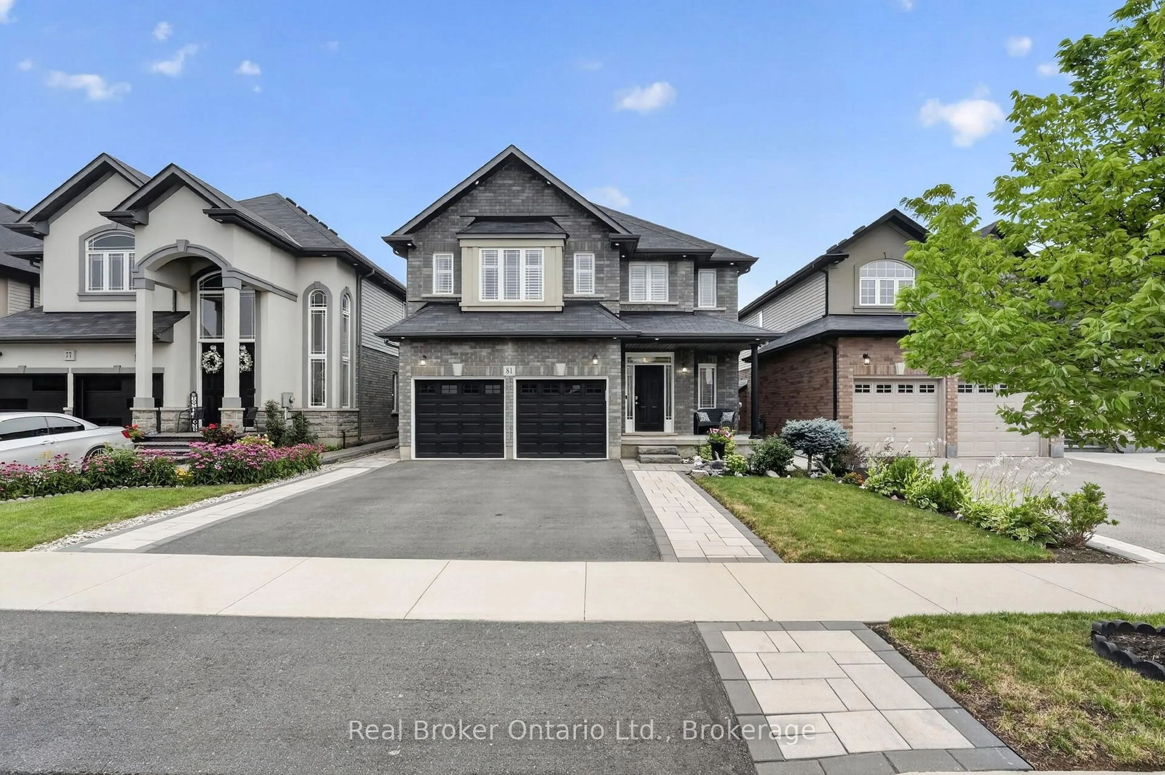 Home with brick exterior material, street for 81 Showcase Dr, Hamilton Ontario L0R 1P0